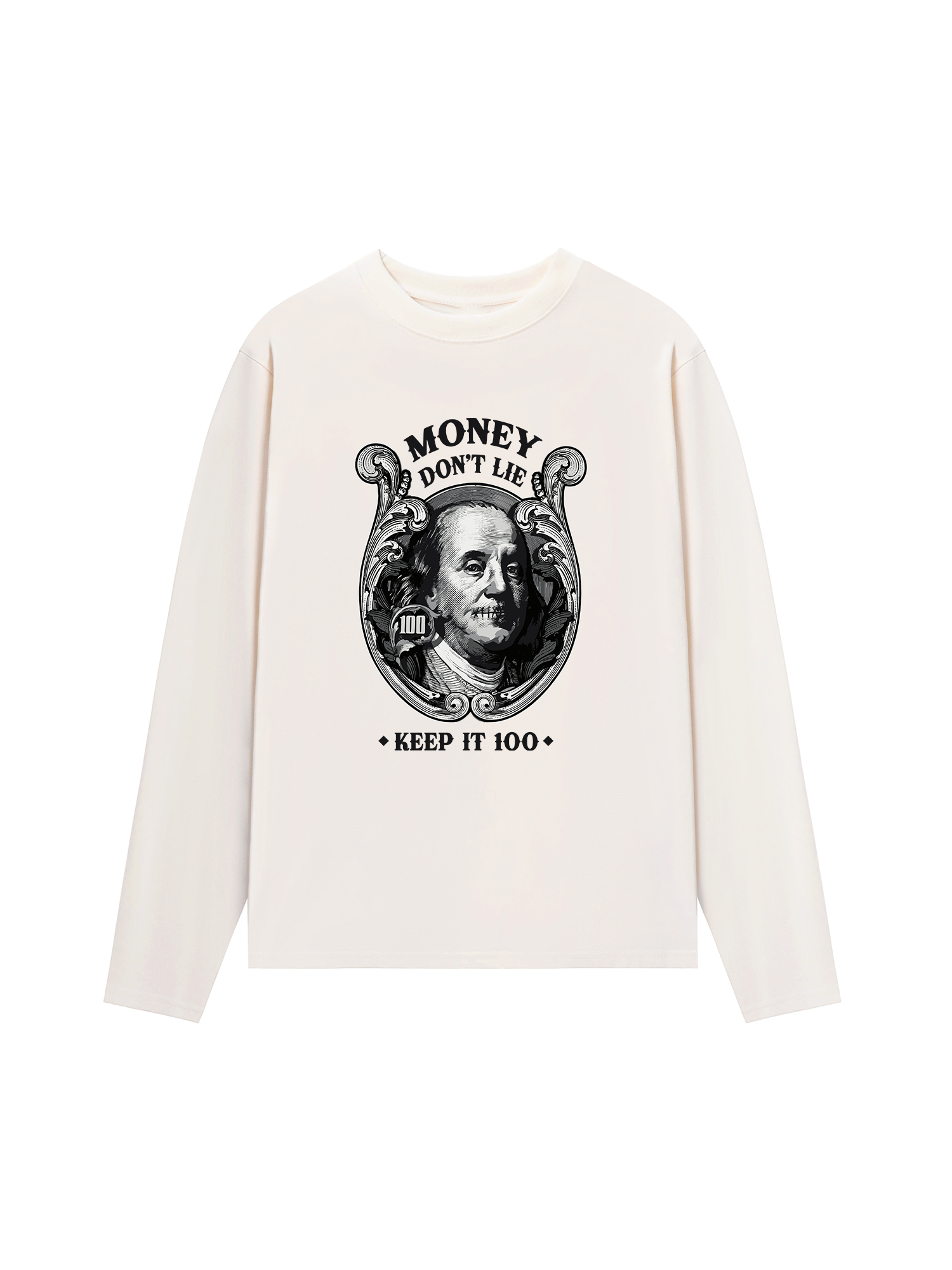 Áo Thun Dài Tay Money Don_t Lie