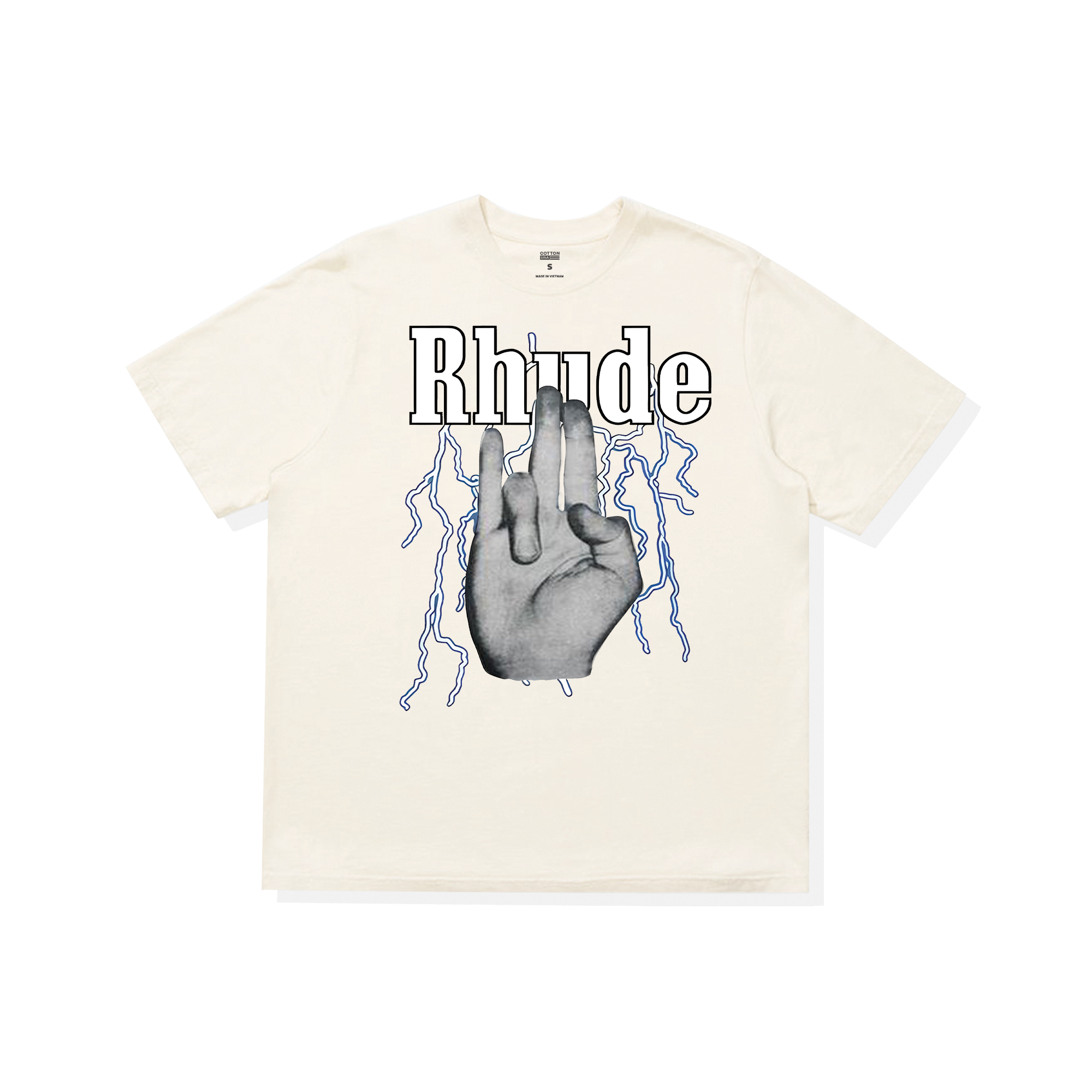 Áo Thun Oversize RHUDE Hand Lightning