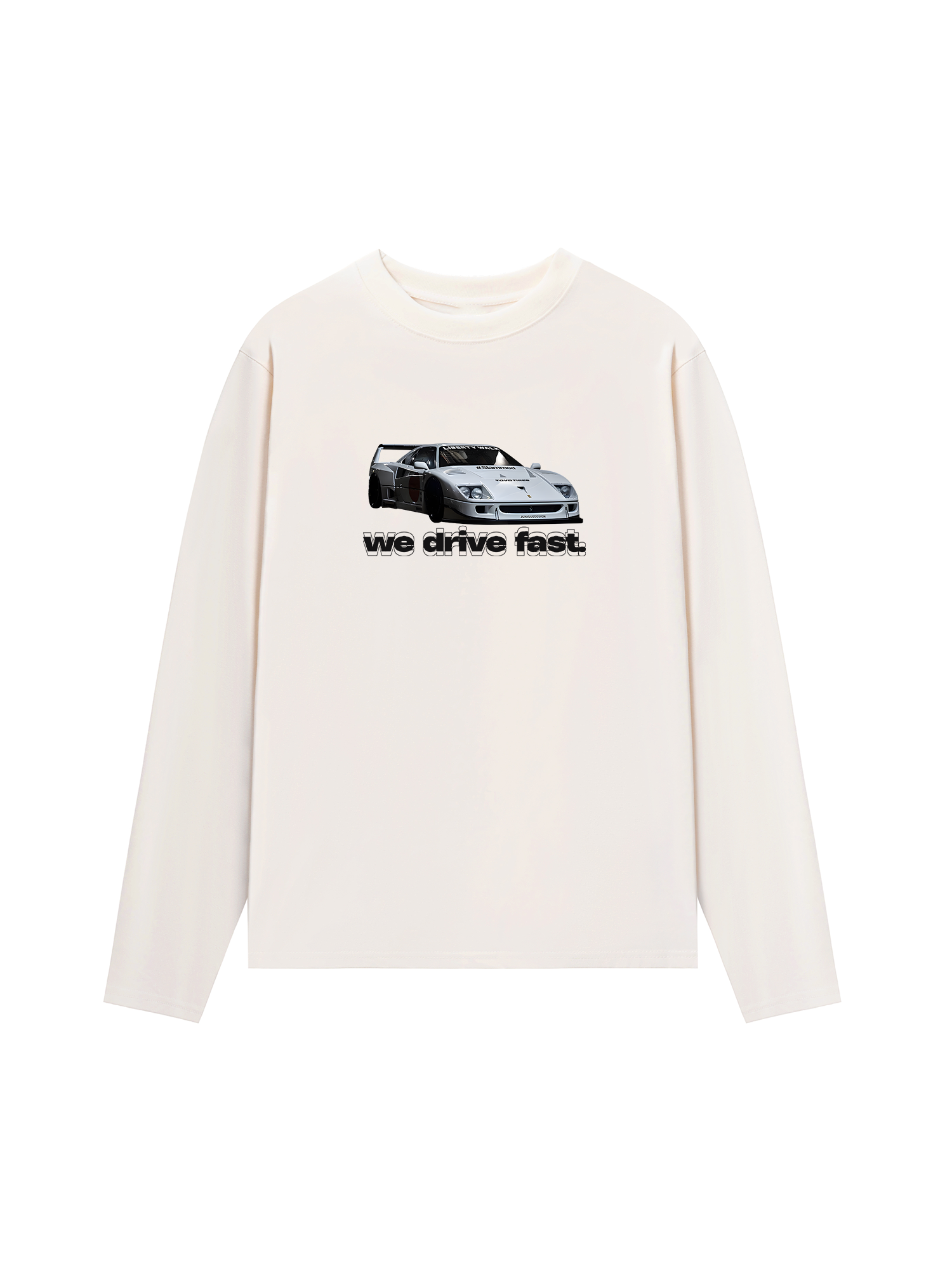 Áo Thun Dài Tay Ferrari We Drive Fast