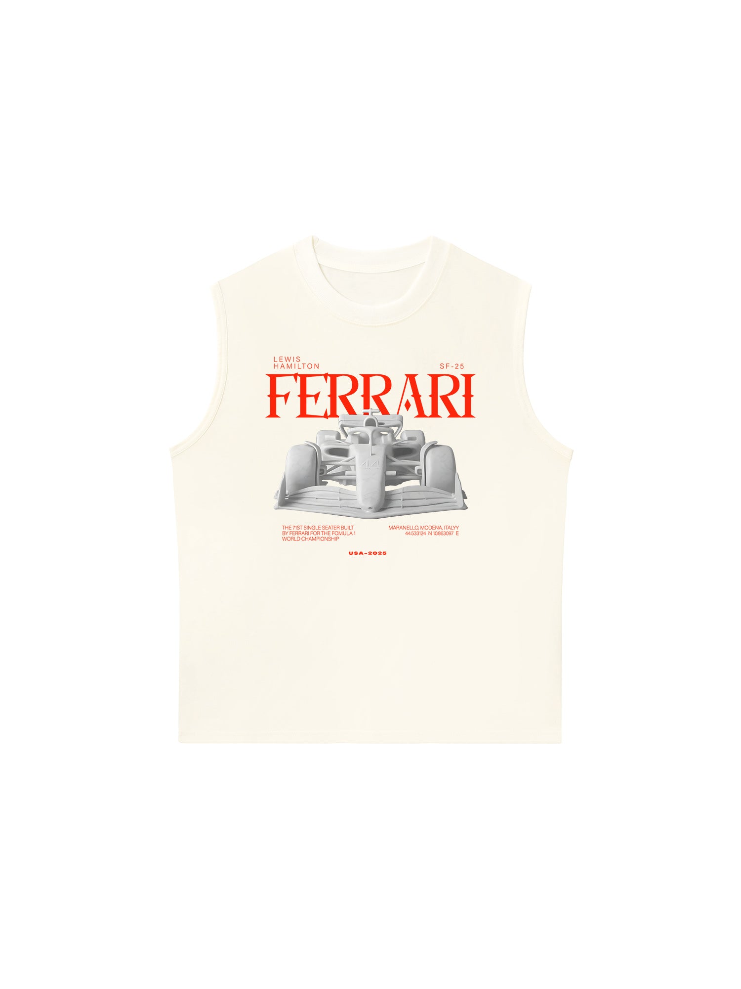Áo Ba Lỗ Relaxed Fit Ferrari Maranello Modena