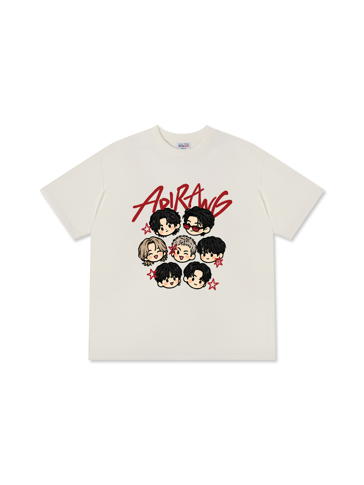 Áo Thun Relaxed Fit BTS Chibi cute