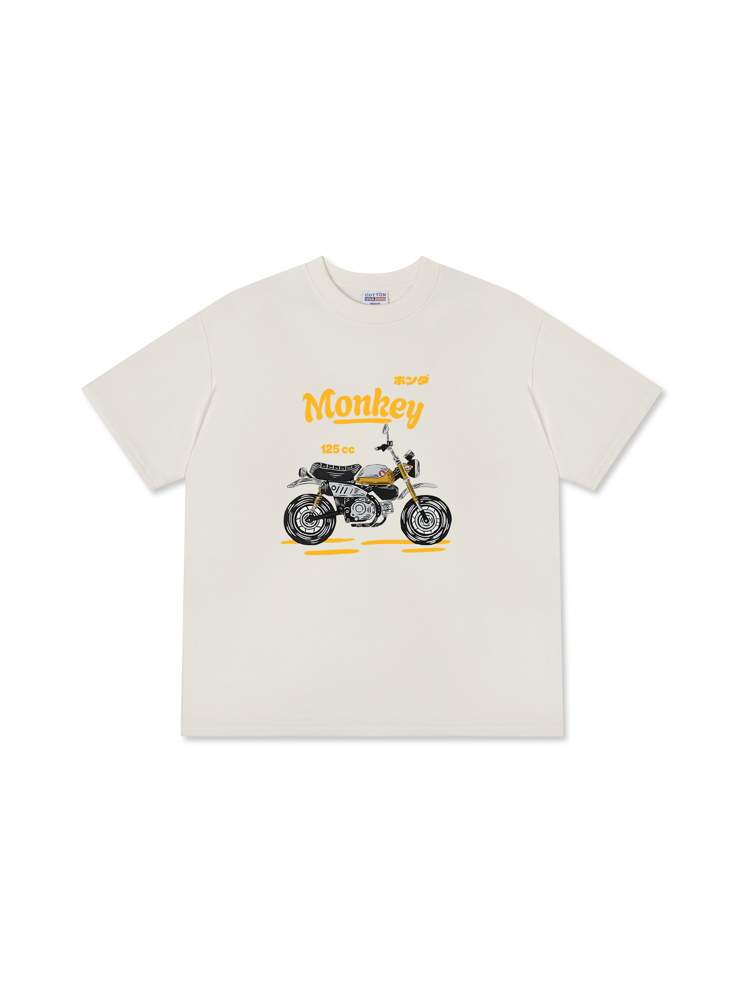 Áo Thun Relaxed Fit Motorbike Monkey 125cc