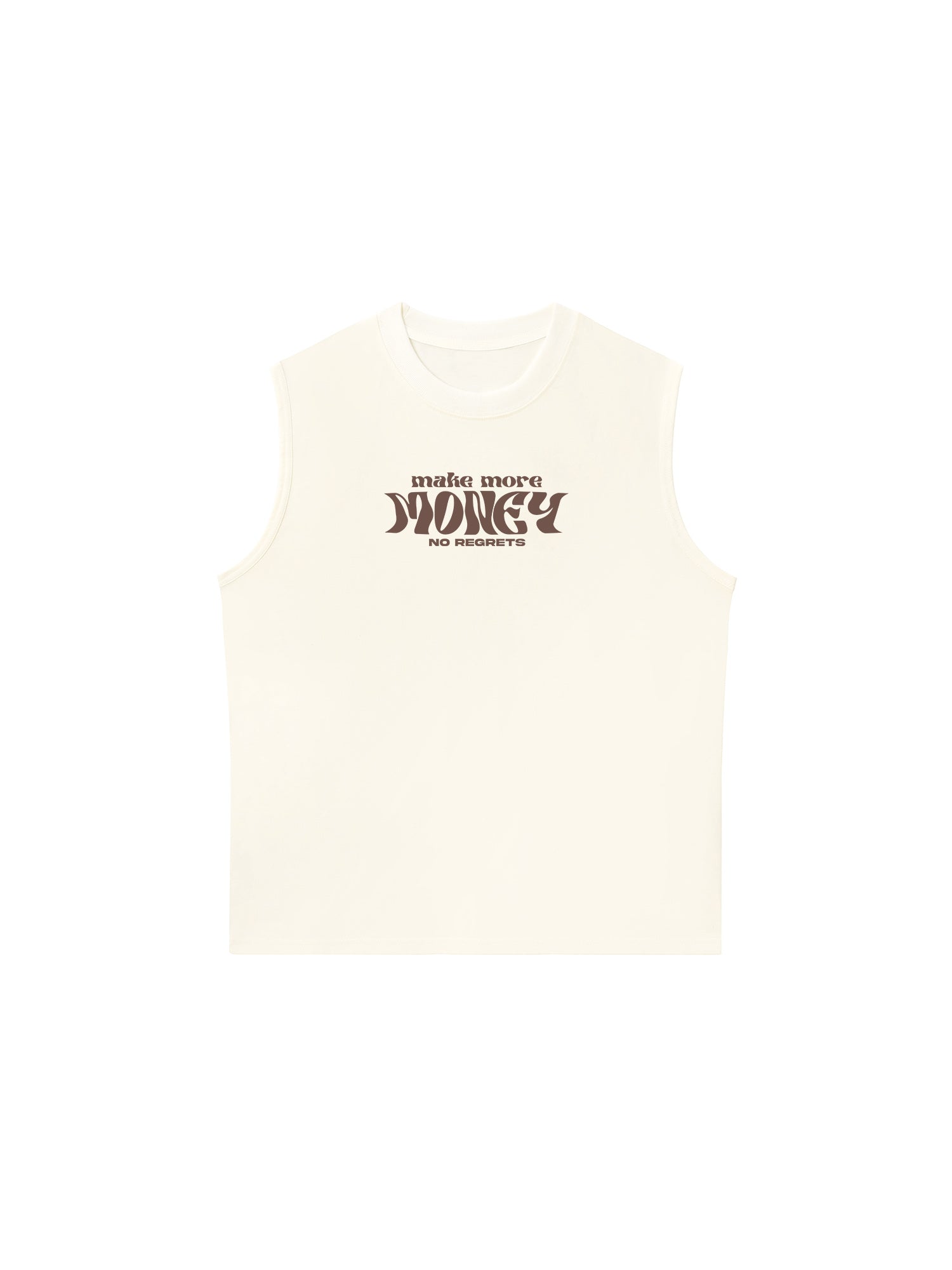 Áo Ba Lỗ Relaxed Fit Money Make More No Regrets