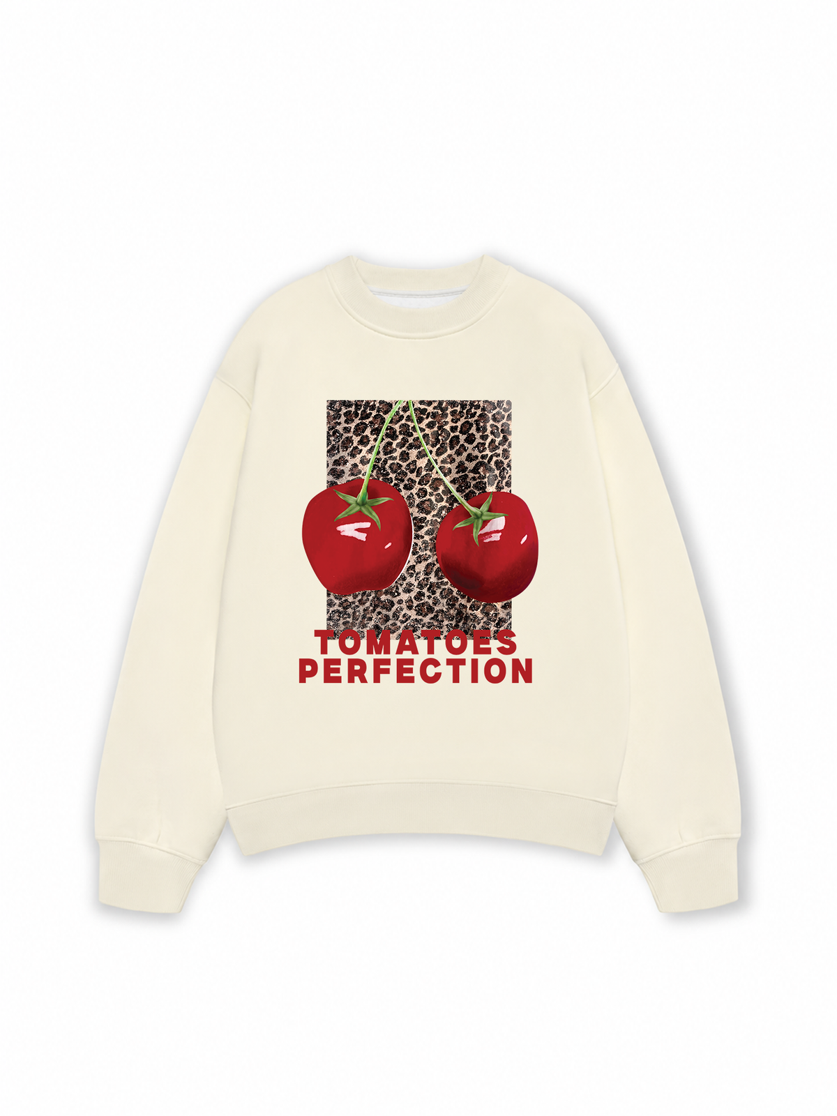 Áo Sweater Nỉ Hai Da Urban Leopard Tomatoes Perfection