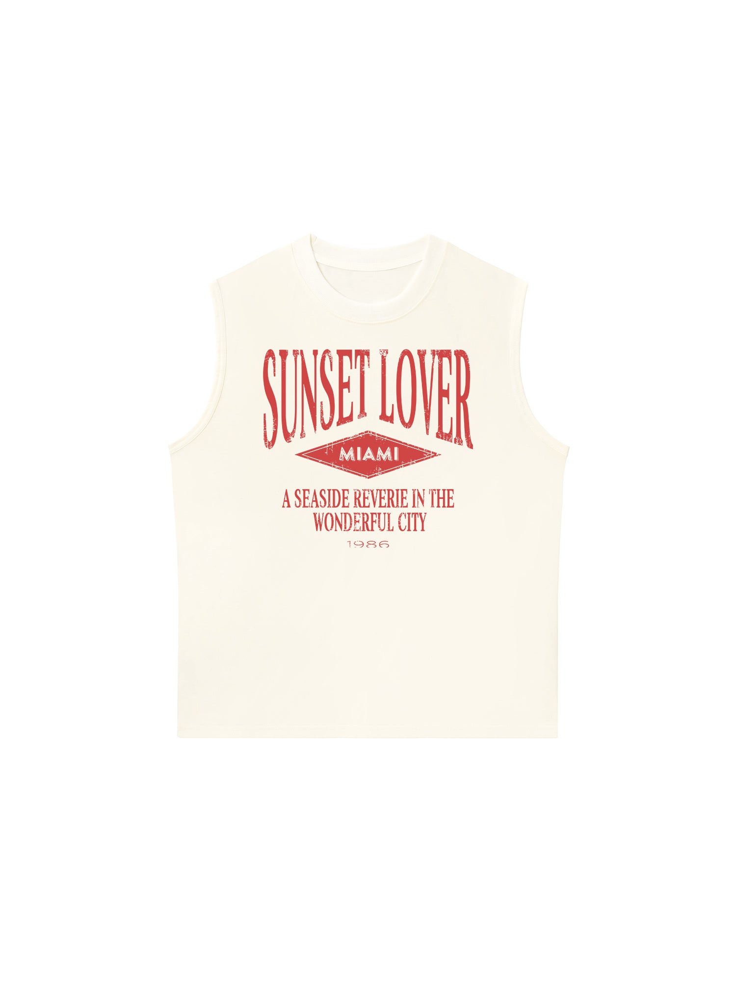 Áo Ba Lỗ Relaxed Fit City Sunset Lover Miami