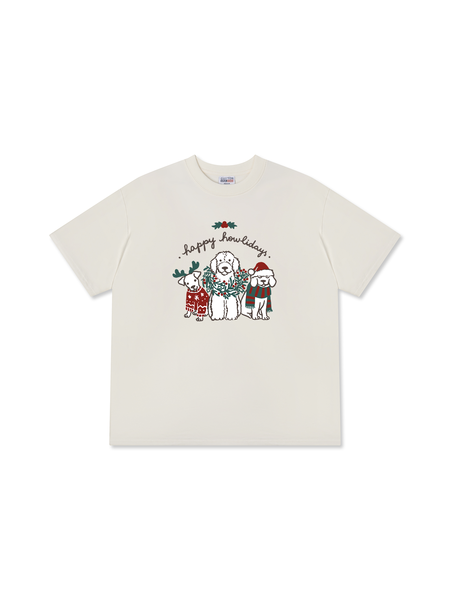 Áo Thun Relaxed Fit Happy Howlidays