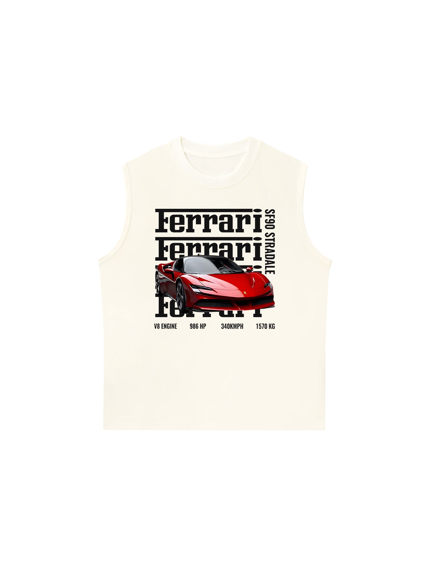 Áo Ba Lỗ Relaxed Fit Ferrari SF90 Stradale