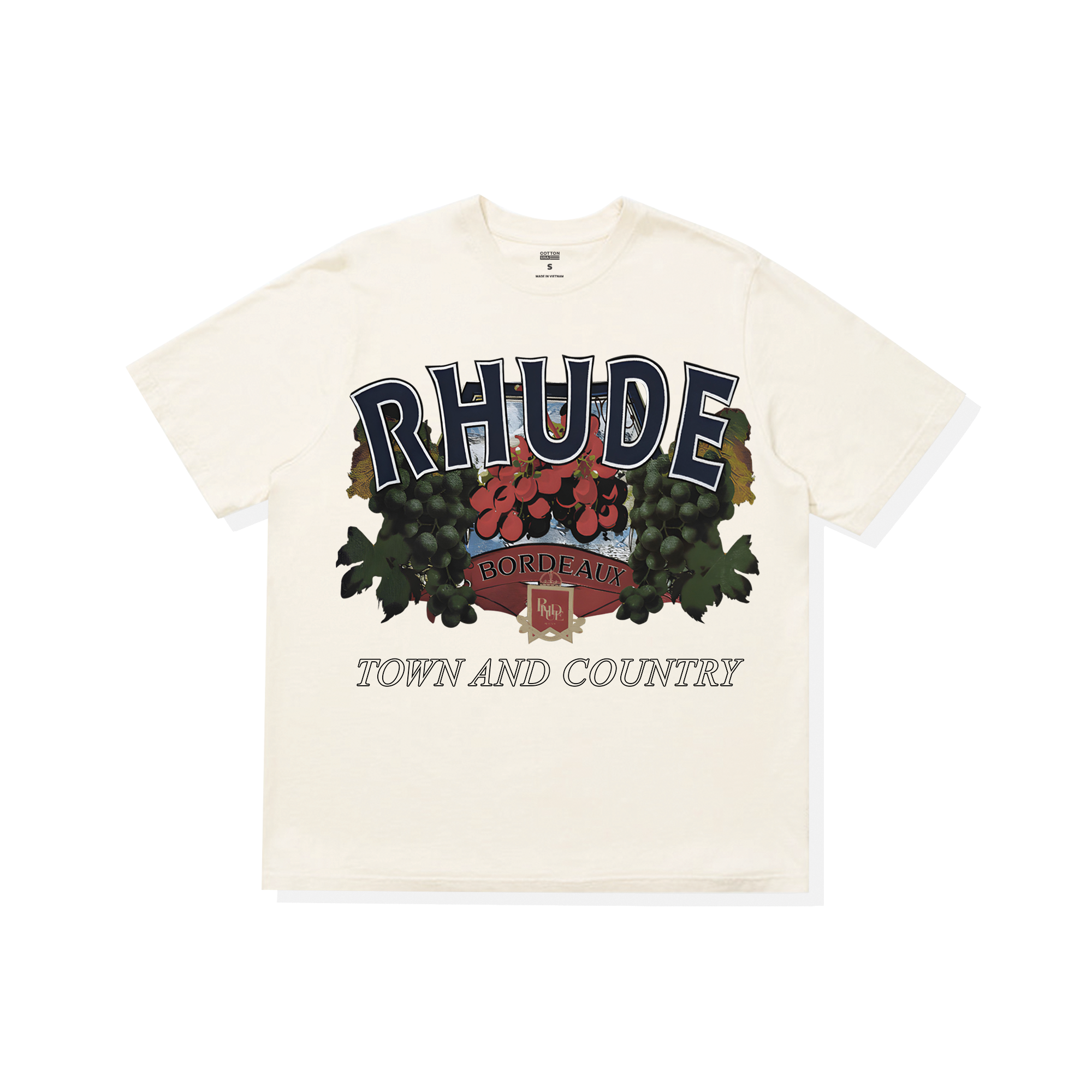 Áo Thun Oversize RHUDE TOWN AND COUNTRY