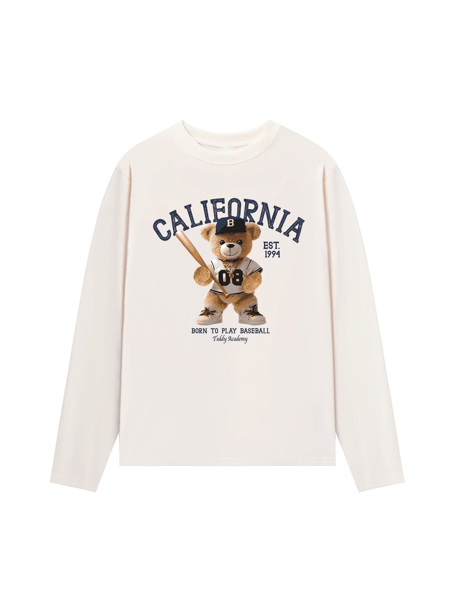 Áo Thun Dài Tay Baseball Born To Play