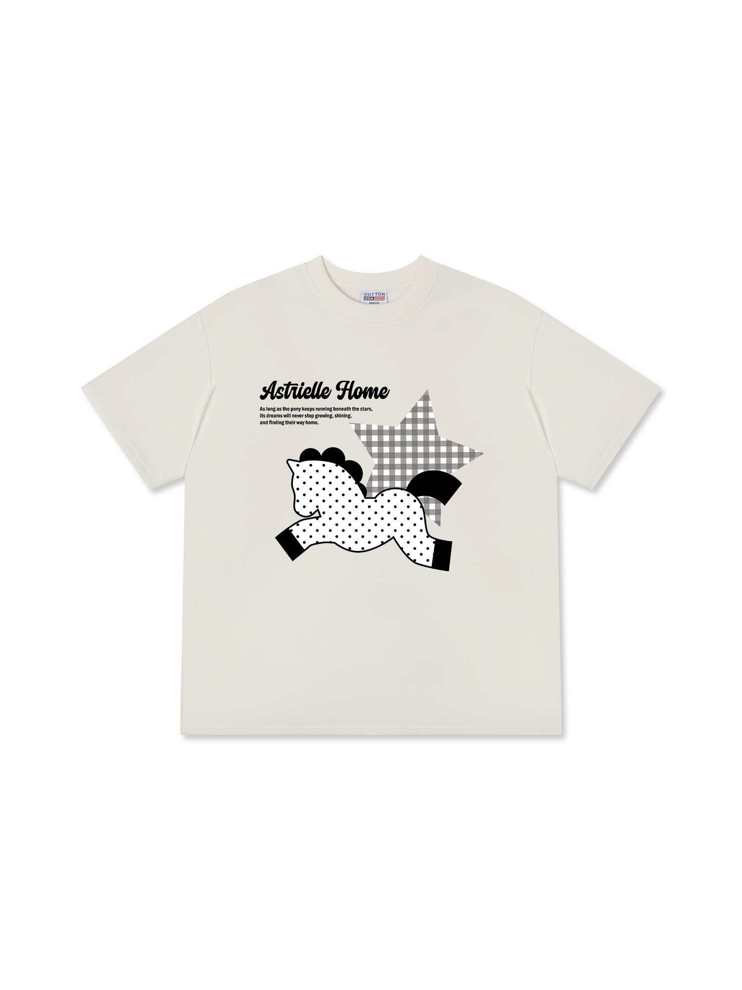 Áo Thun Relaxed Fit Dotty Mood Astrielle Home