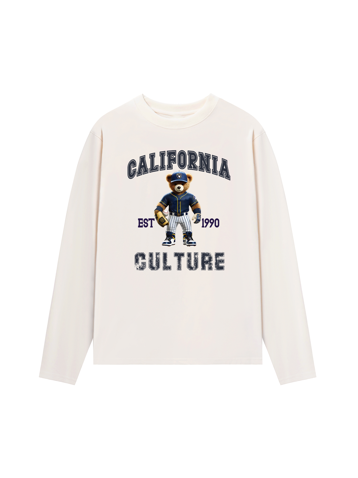 Áo Thun Dài Tay Baseball California Culture