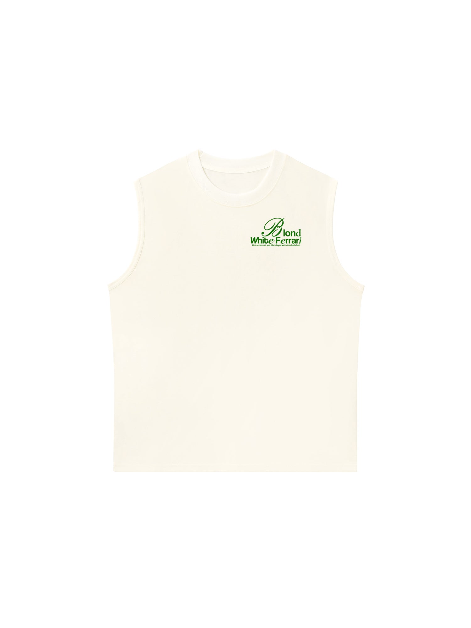Áo Ba Lỗ Relaxed Fit Ferrari Blond White