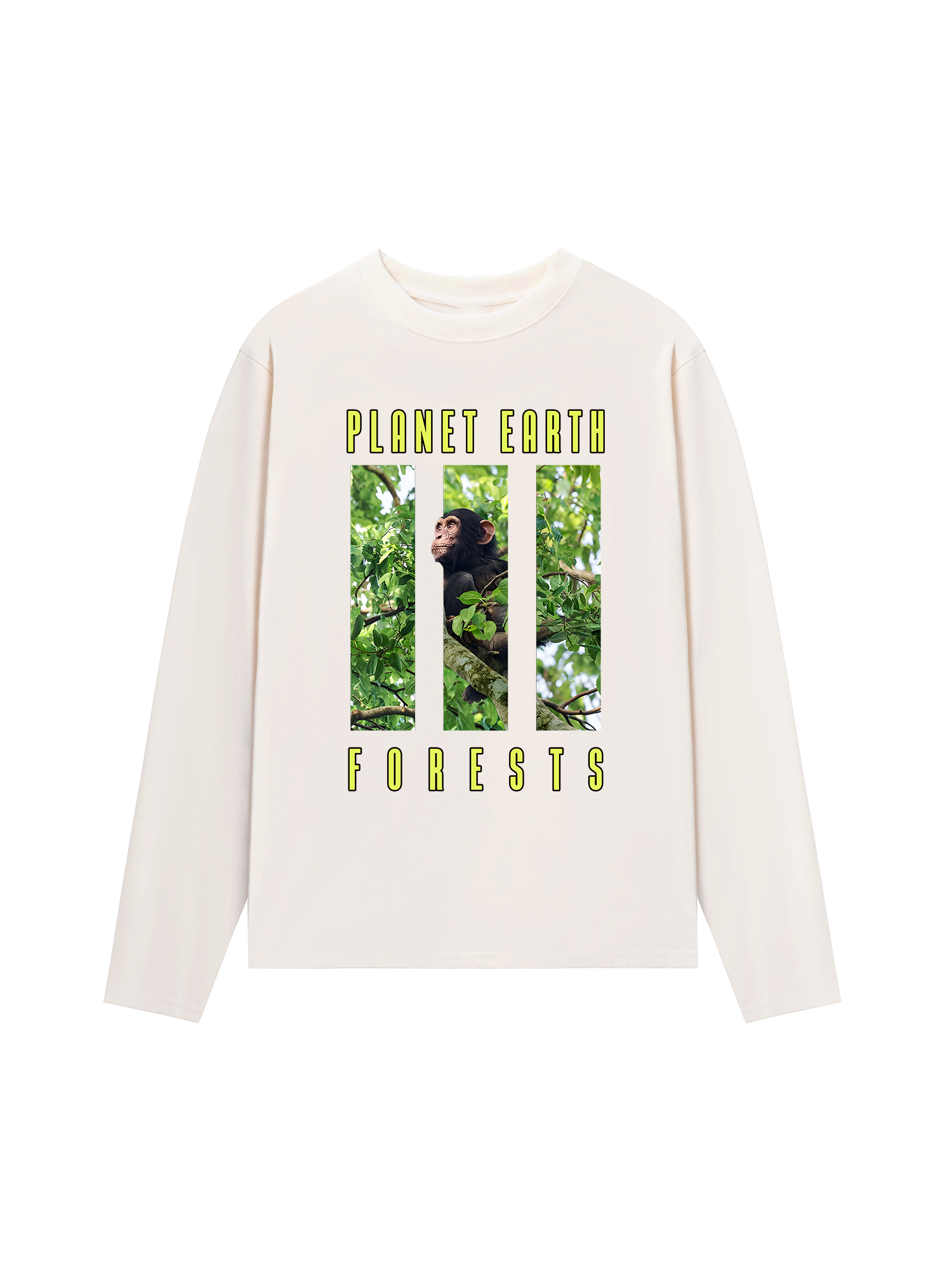 Áo Thun Dài Tay Wild Life Planet Earth Forests