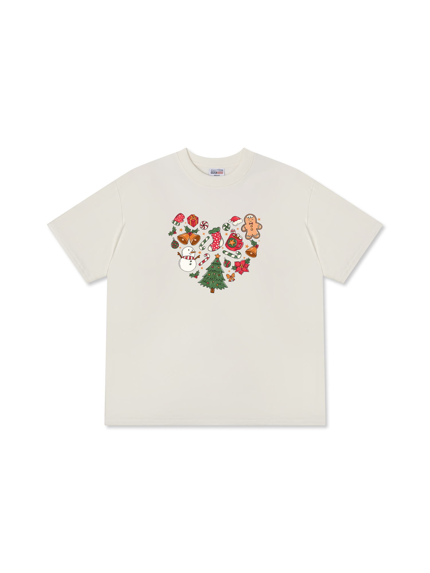 Áo Thun Relaxed Fit Merry Heart