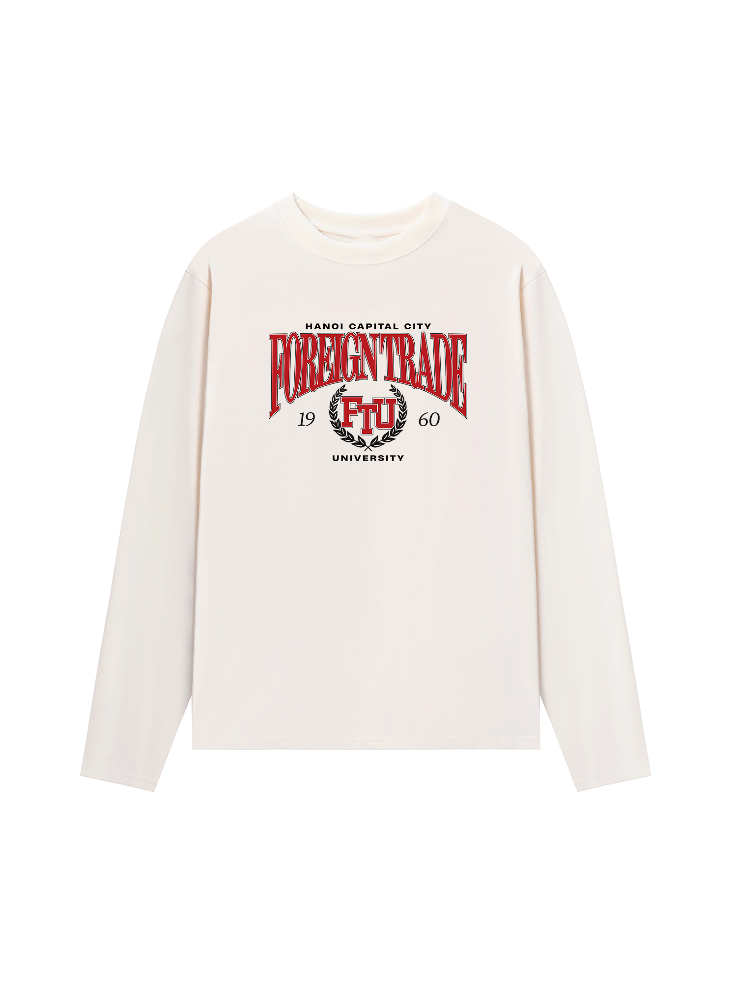 Áo Thun Dài Tay Foreign Trade University