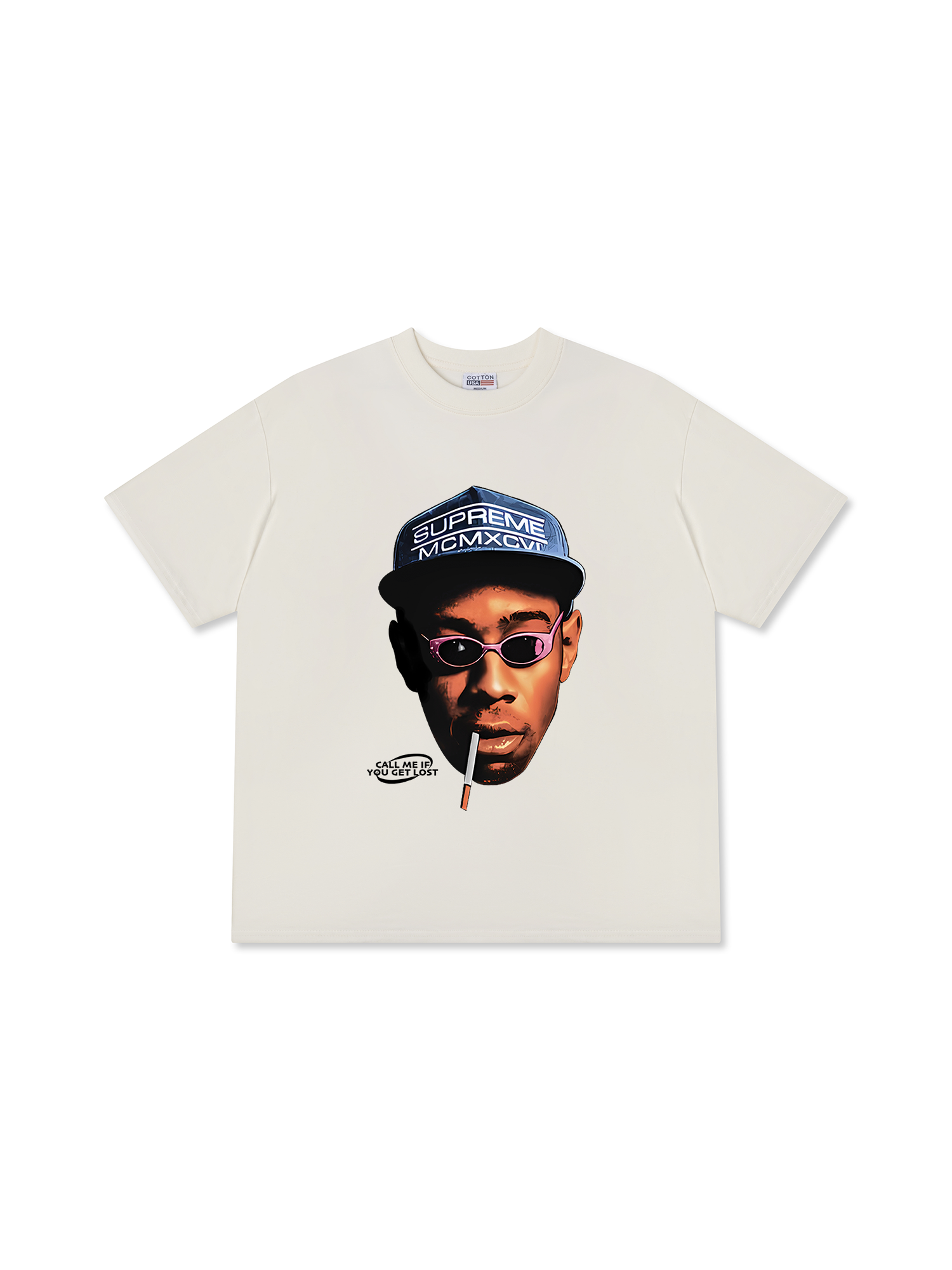 Áo Thun Relaxed Fit Rapper Call Me When You Get Lost Tyler