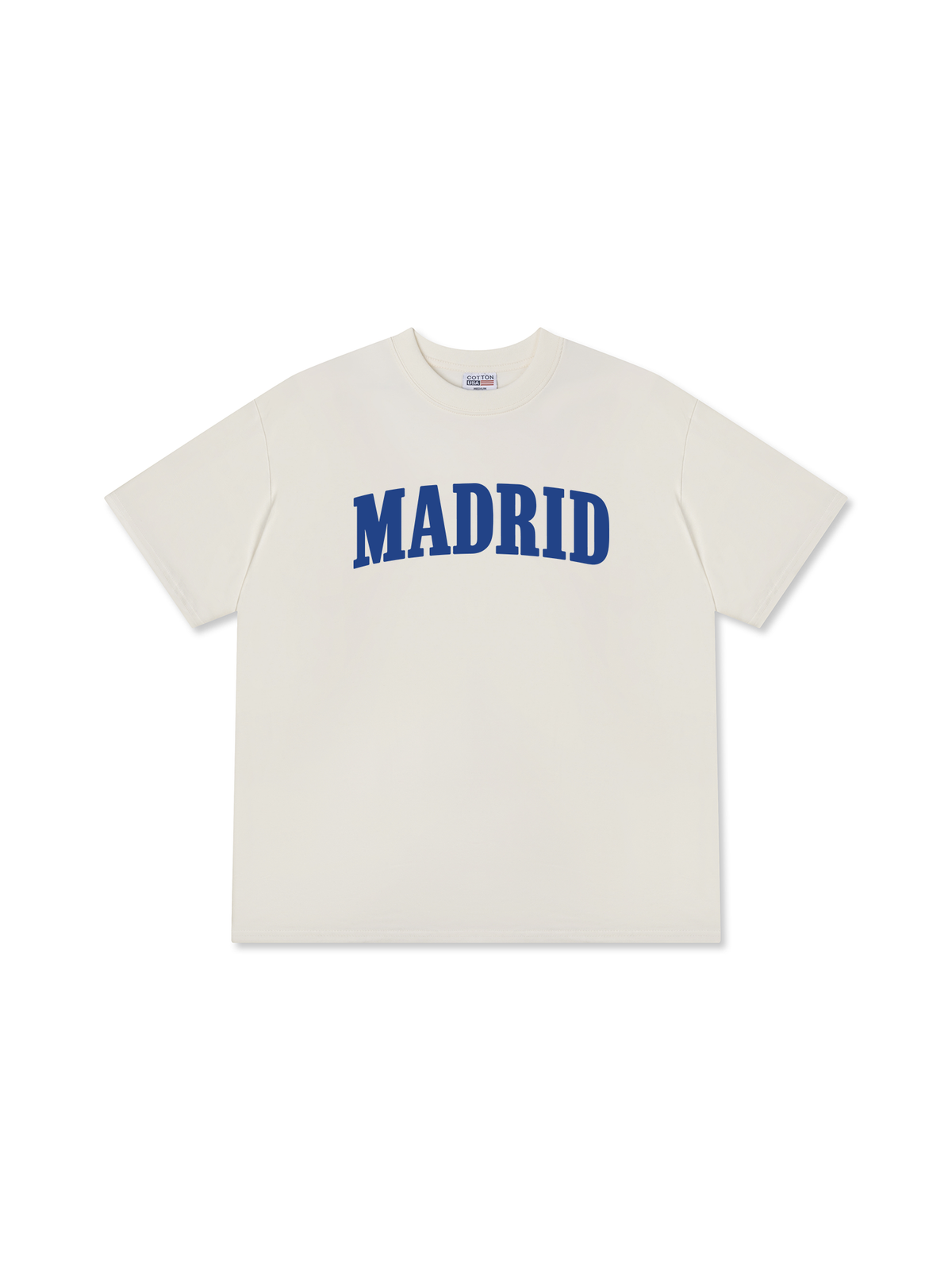 Áo Thun Relaxed Fit Basic Blue Madrid