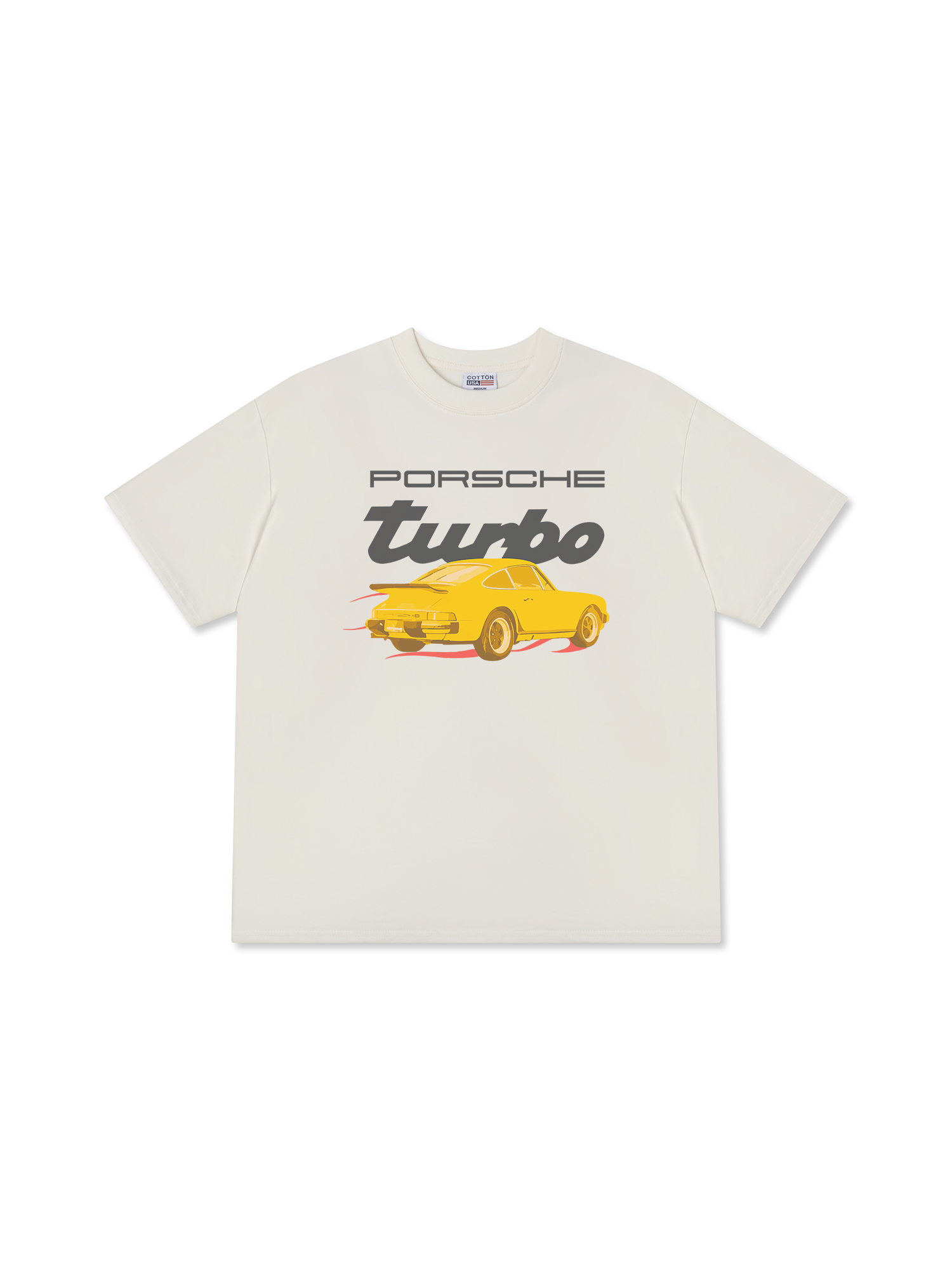 Áo Thun Relaxed Fit Porsche Turbo Golden Race