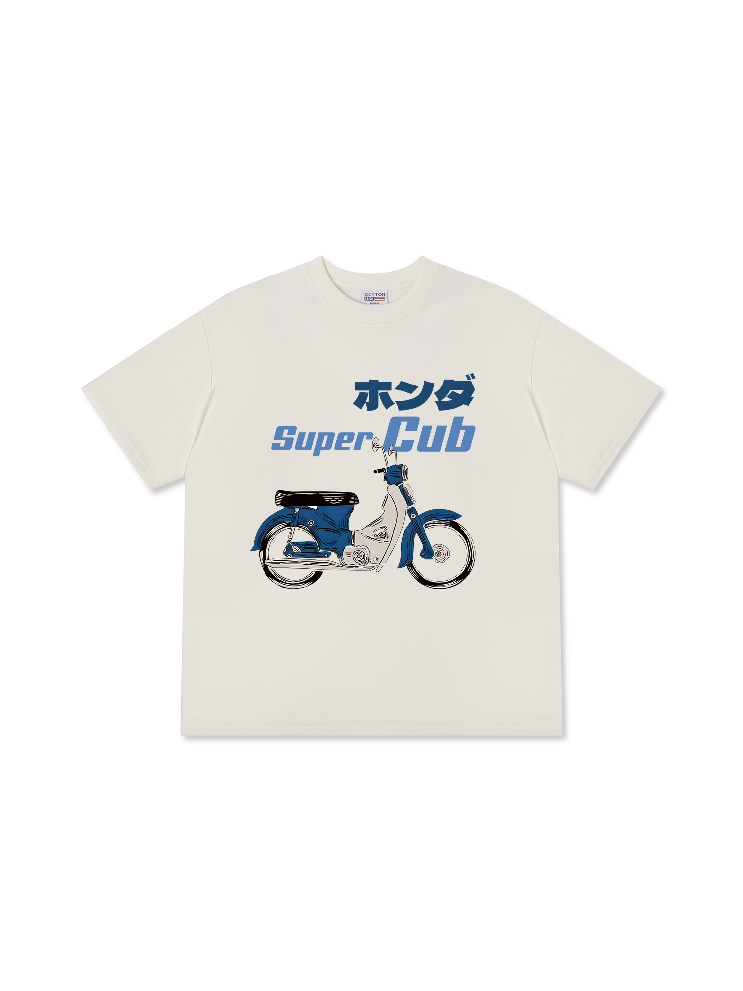 Áo Thun Relaxed Fit Motorbike Super Cub
