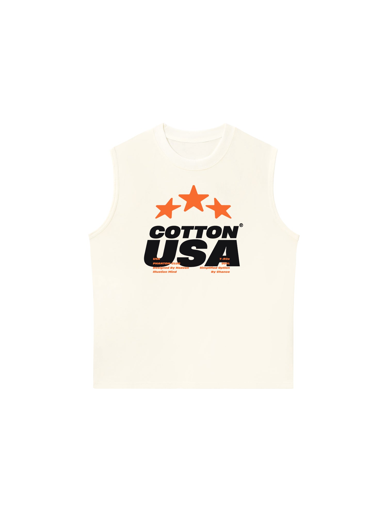 Áo Ba Lỗ Relaxed Fit USA Fliction Star