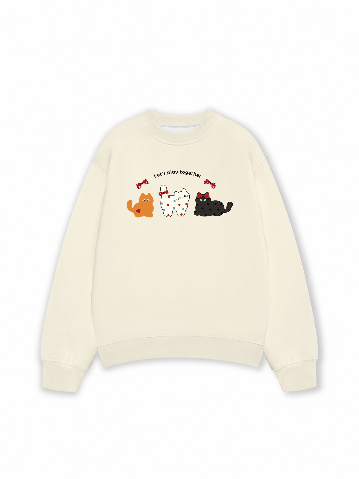 Áo Sweater Nỉ Hai Da Dotty Mood Play Together
