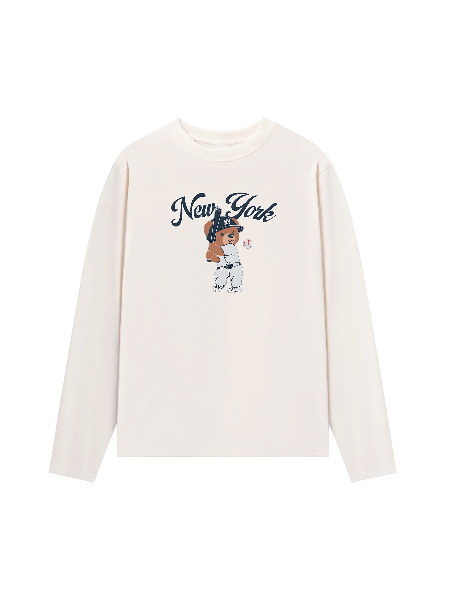 Áo Thun Dài Tay Baseball Bear