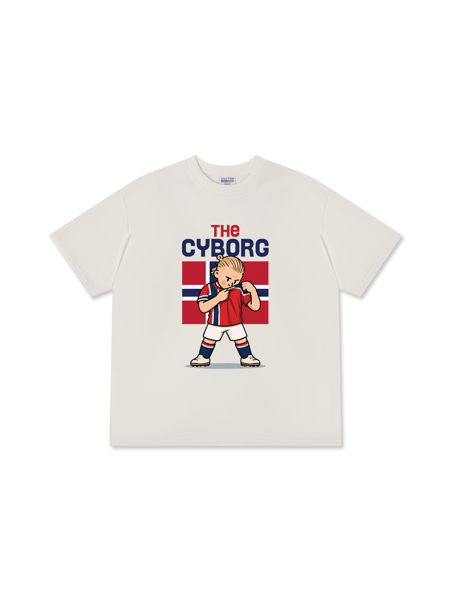 Áo Thun Relaxed Fit Soccer The CYBORG