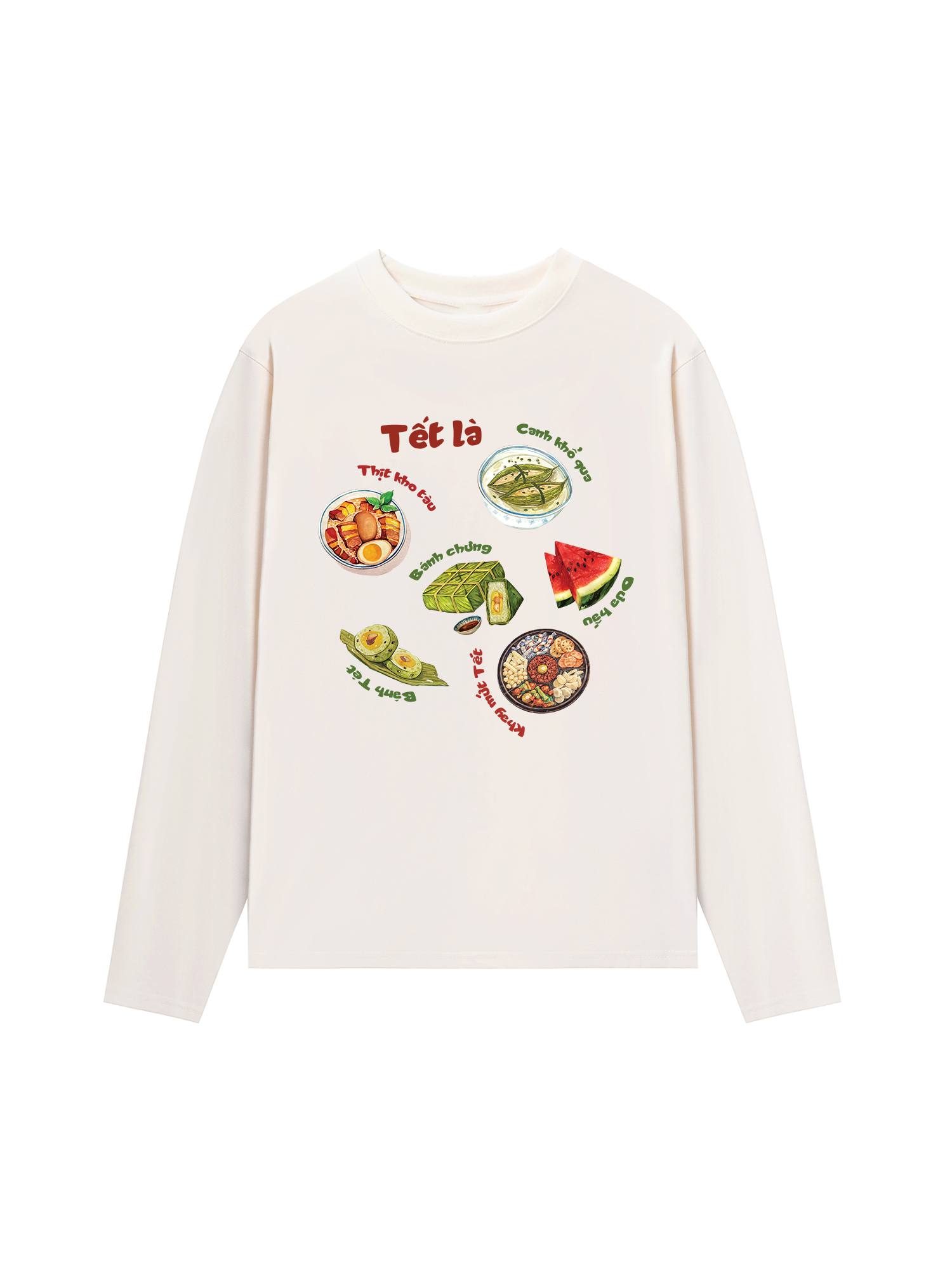 Áo Thun Dài Tay Tết Là 1