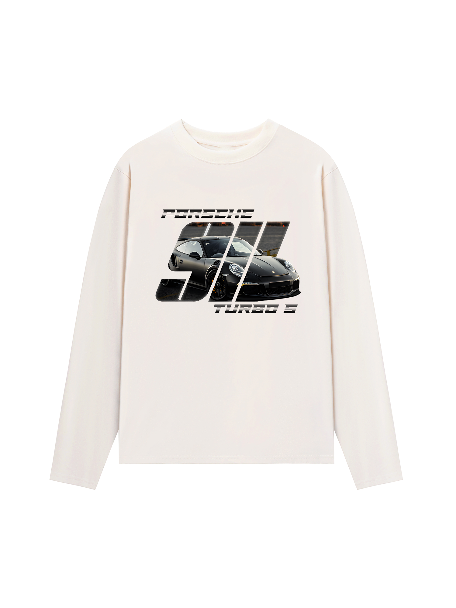 Áo Thun Dài Tay Porsche Silver Turbo S