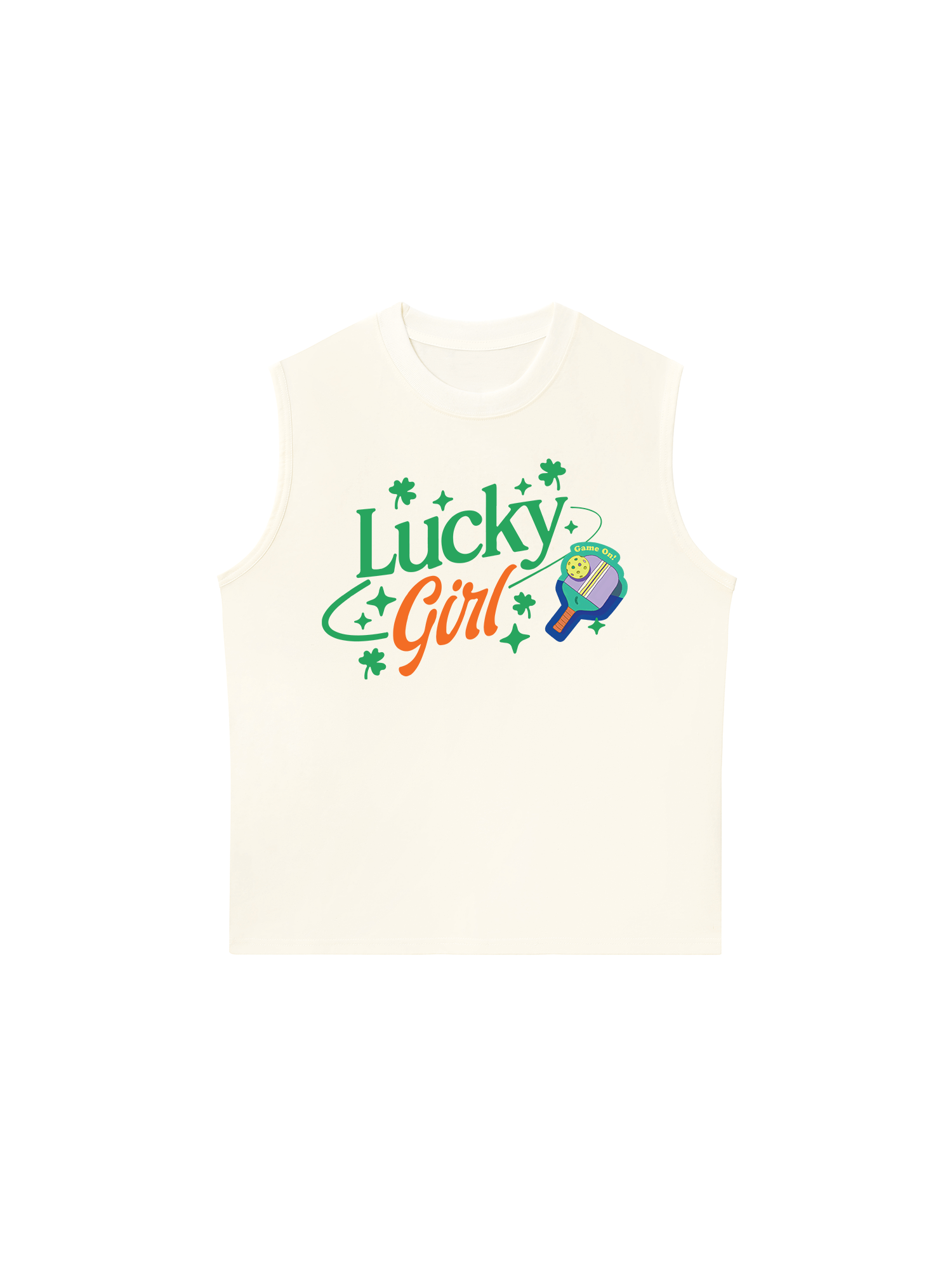 Áo Ba Lỗ Relaxed Fit Pickleball Lucky Girl