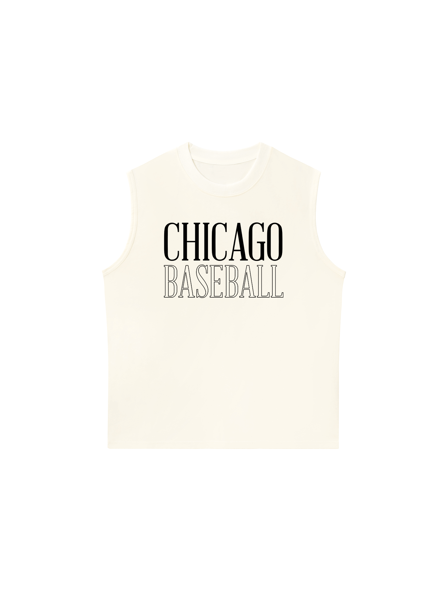 Áo Ba Lỗ Relaxed Fit Baseball Basic Chicago