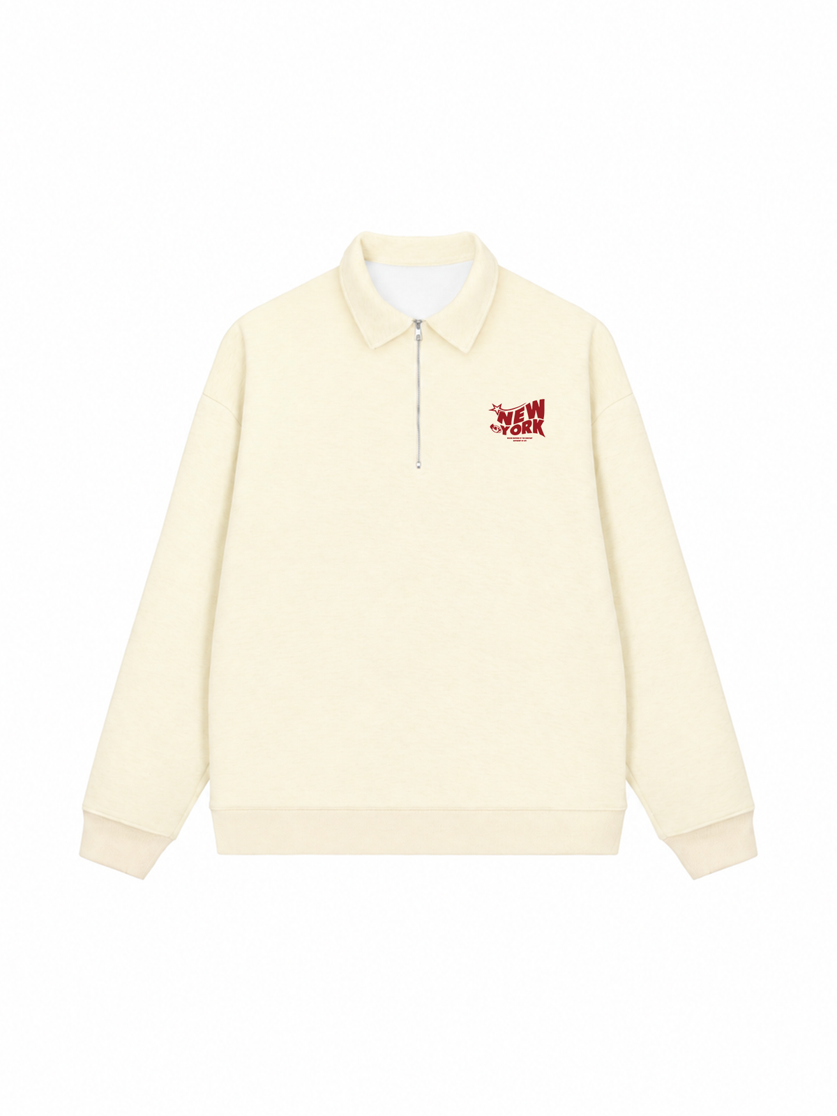 Áo Sweater Polo Nỉ Hai Da City Red Fashion
