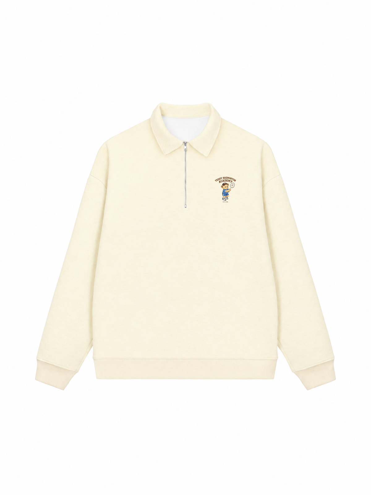 Áo Sweater Polo Nỉ Hai Da Badminton Academy