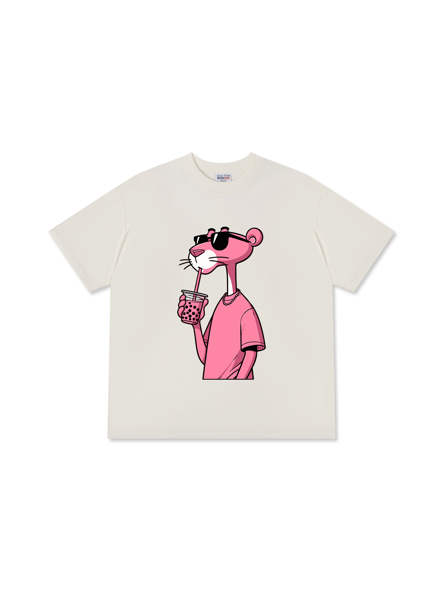 Áo Thun Relaxed Fit Dope Pink Panther