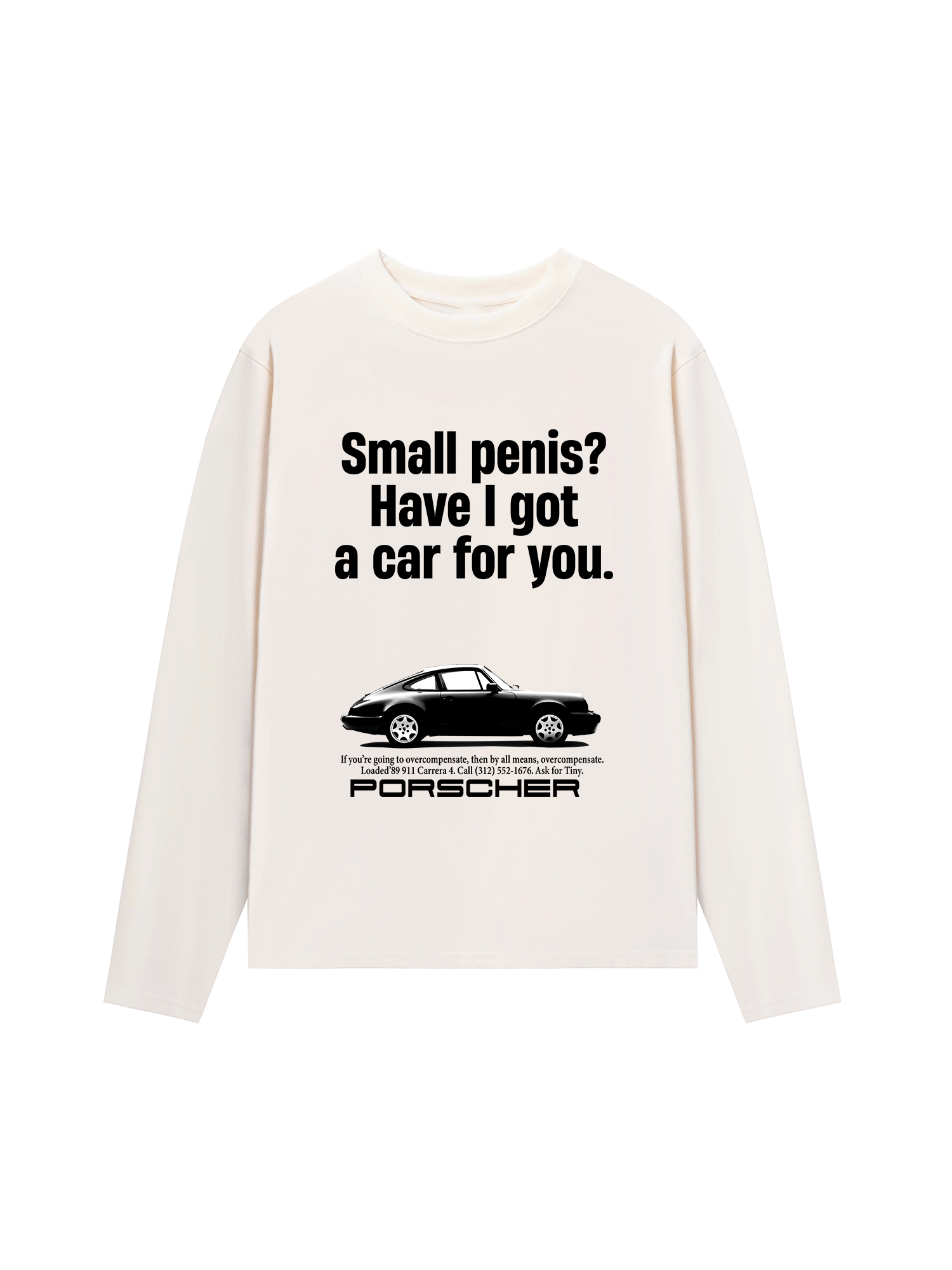 Áo Thun Dài Tay Porsche Small Penis