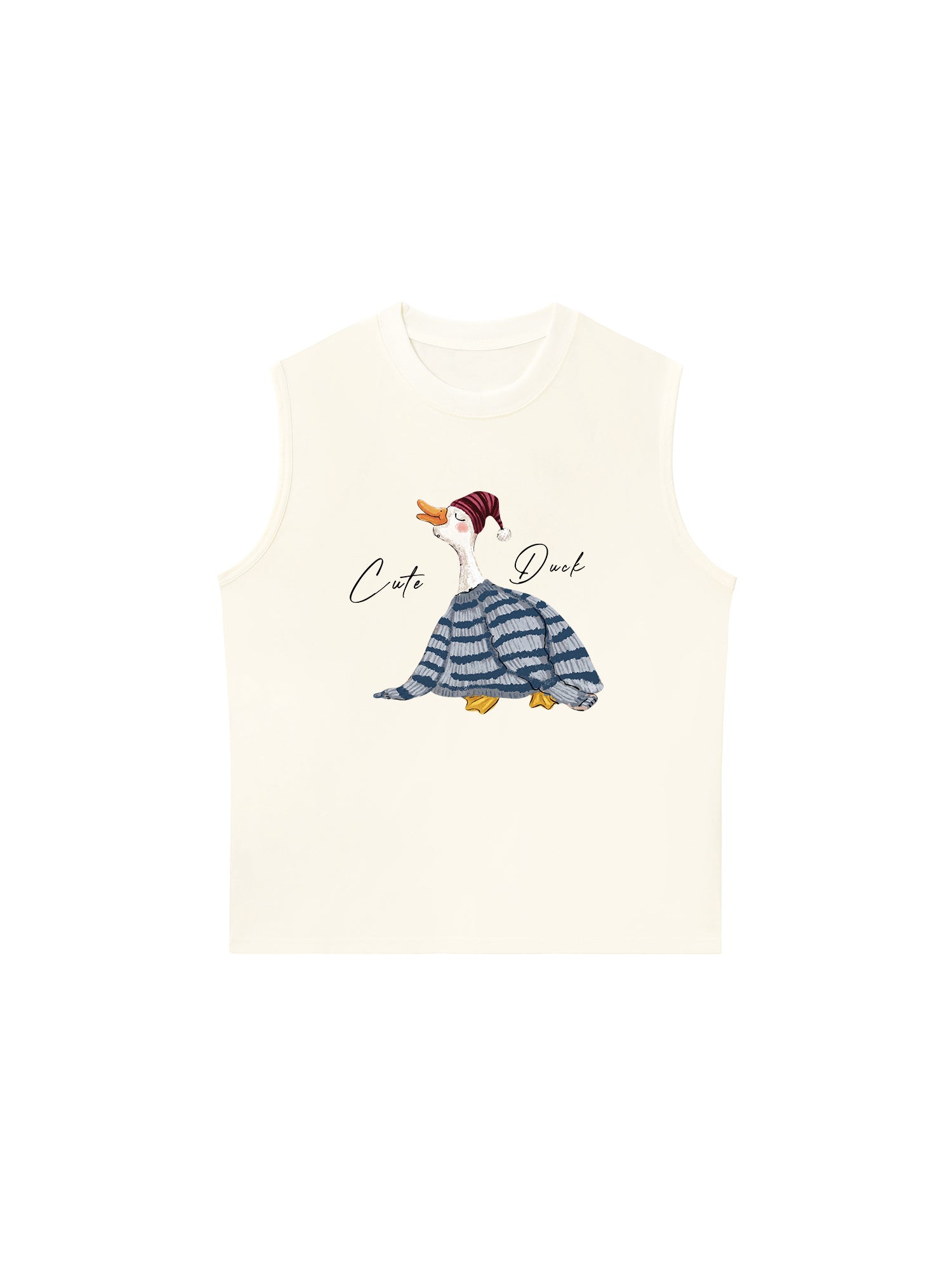 Áo Ba Lỗ Relaxed Fit Farm Cute Duck