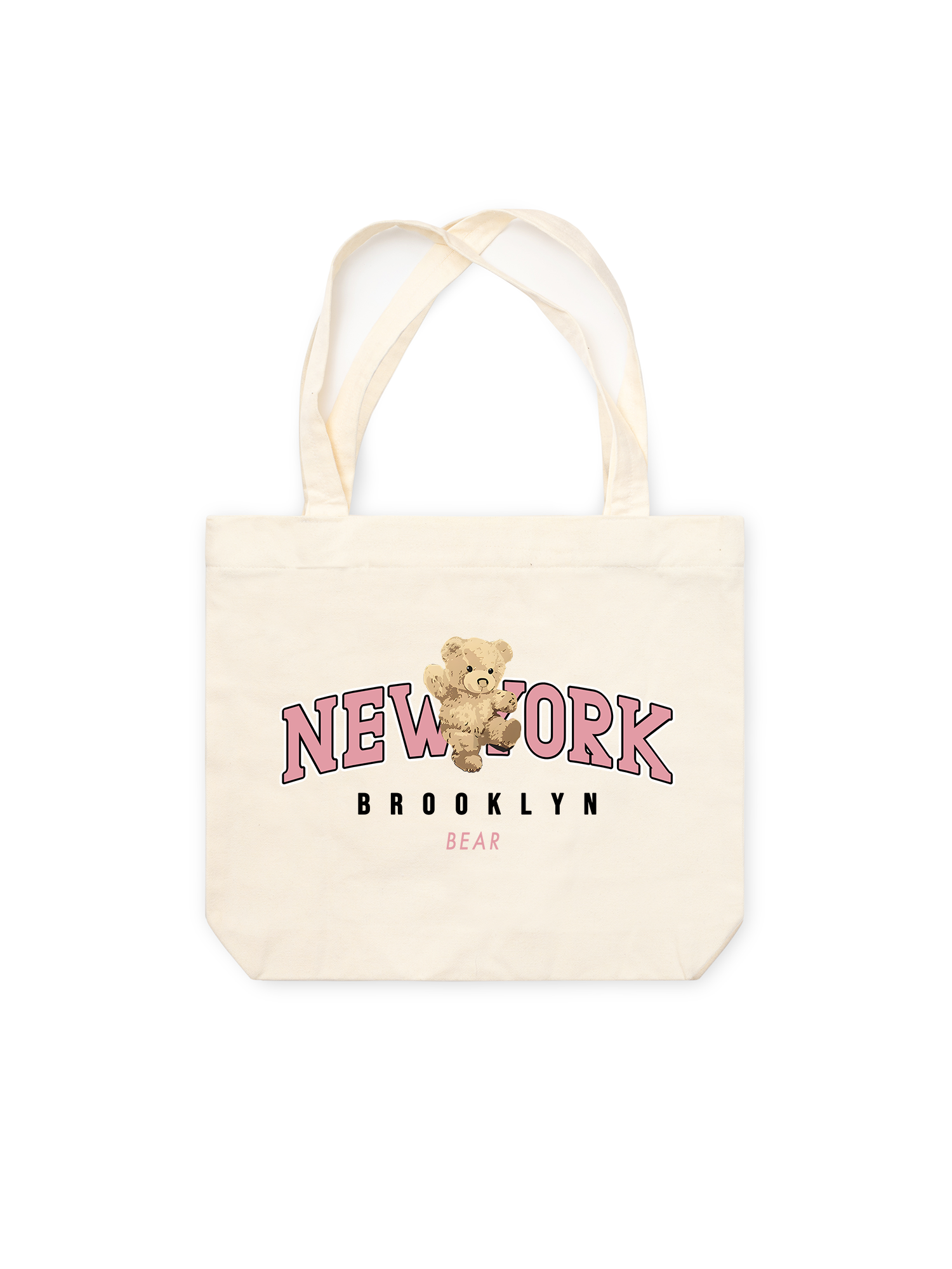 Túi Tote City Pink New York Bear