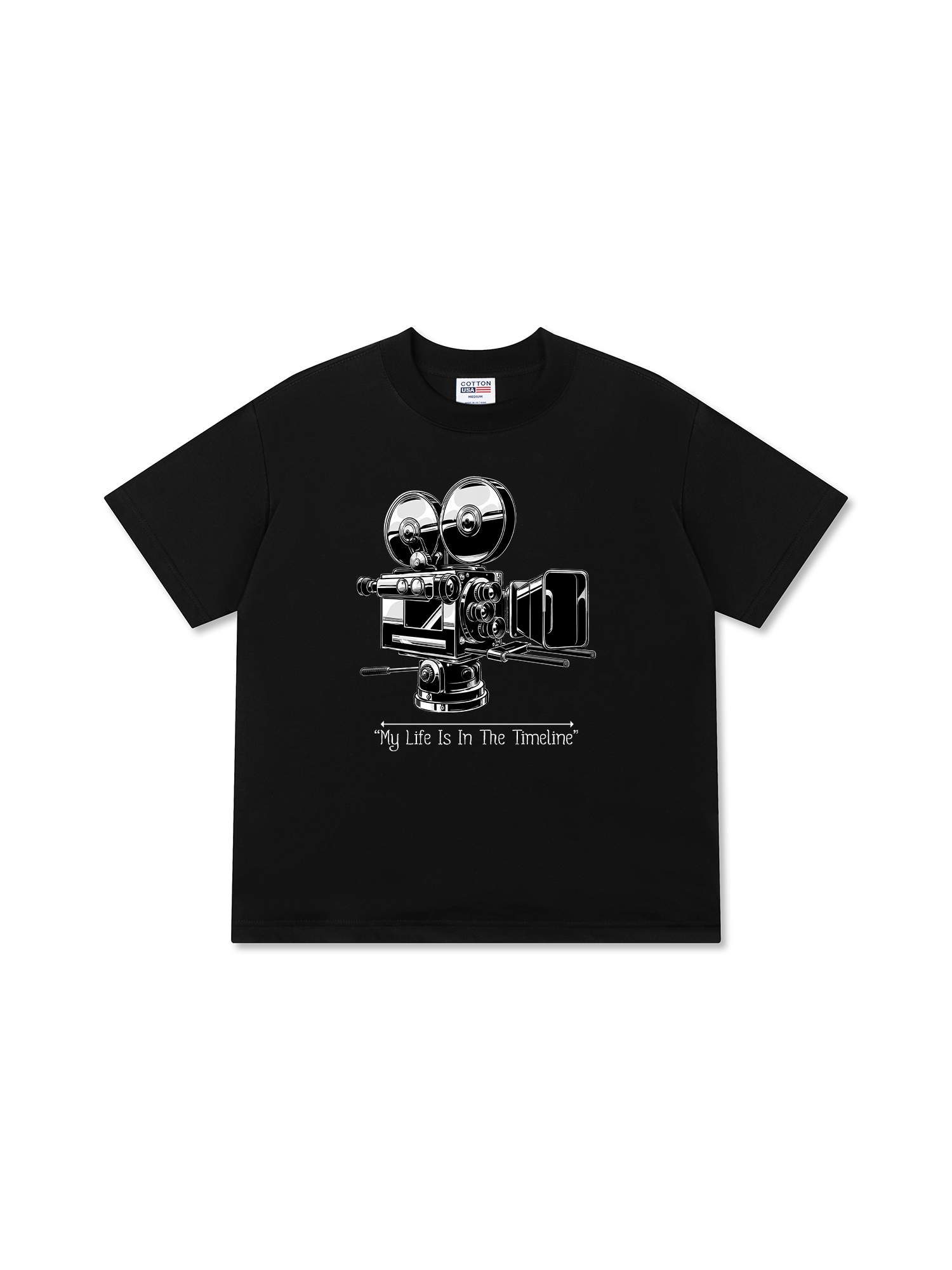 Áo Thun Relaxed Fit My life Is In The Timeline