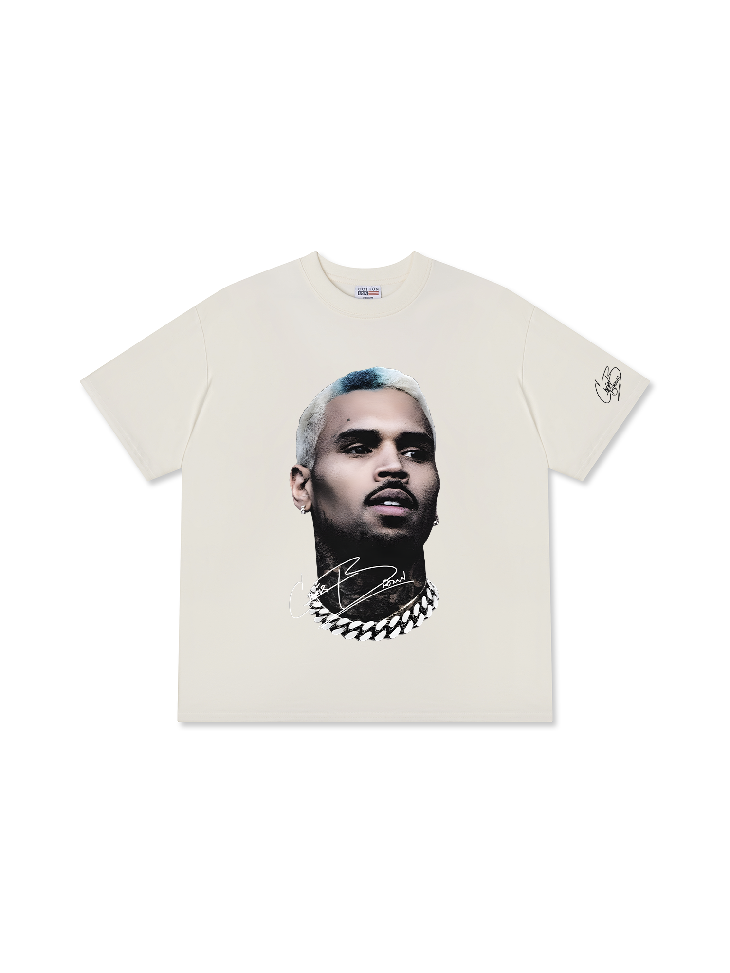 Áo Thun Relaxed Fit Chris Brown Vintage Style
