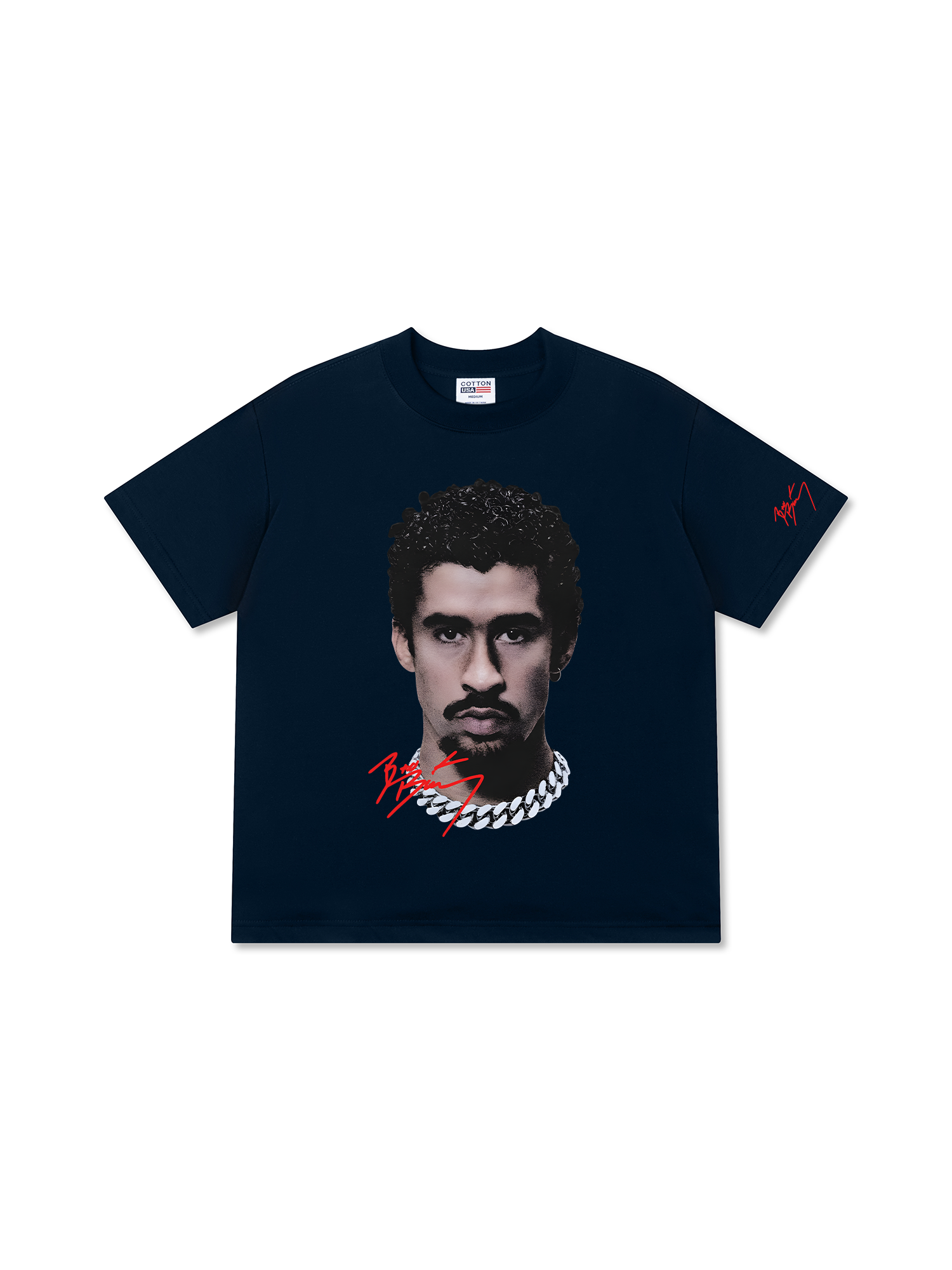 Áo Thun Relaxed Fit Bad Bunny Vintage Style