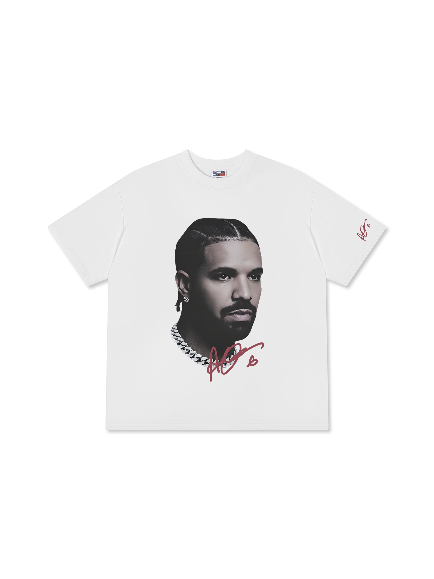 Áo Thun Relaxed Fit Drake Vintage Style