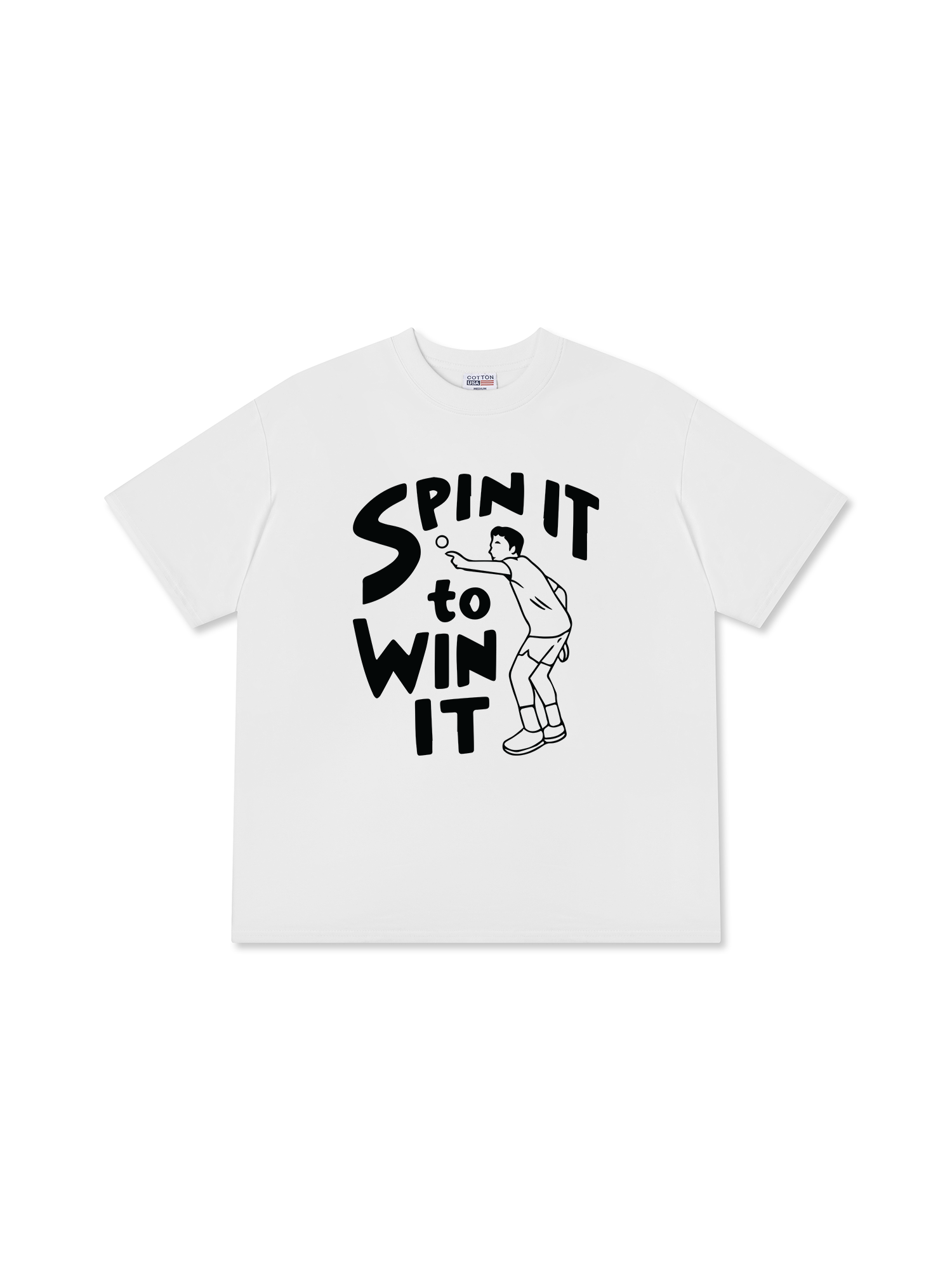 Áo Thun Relaxed Fit Spin To Win