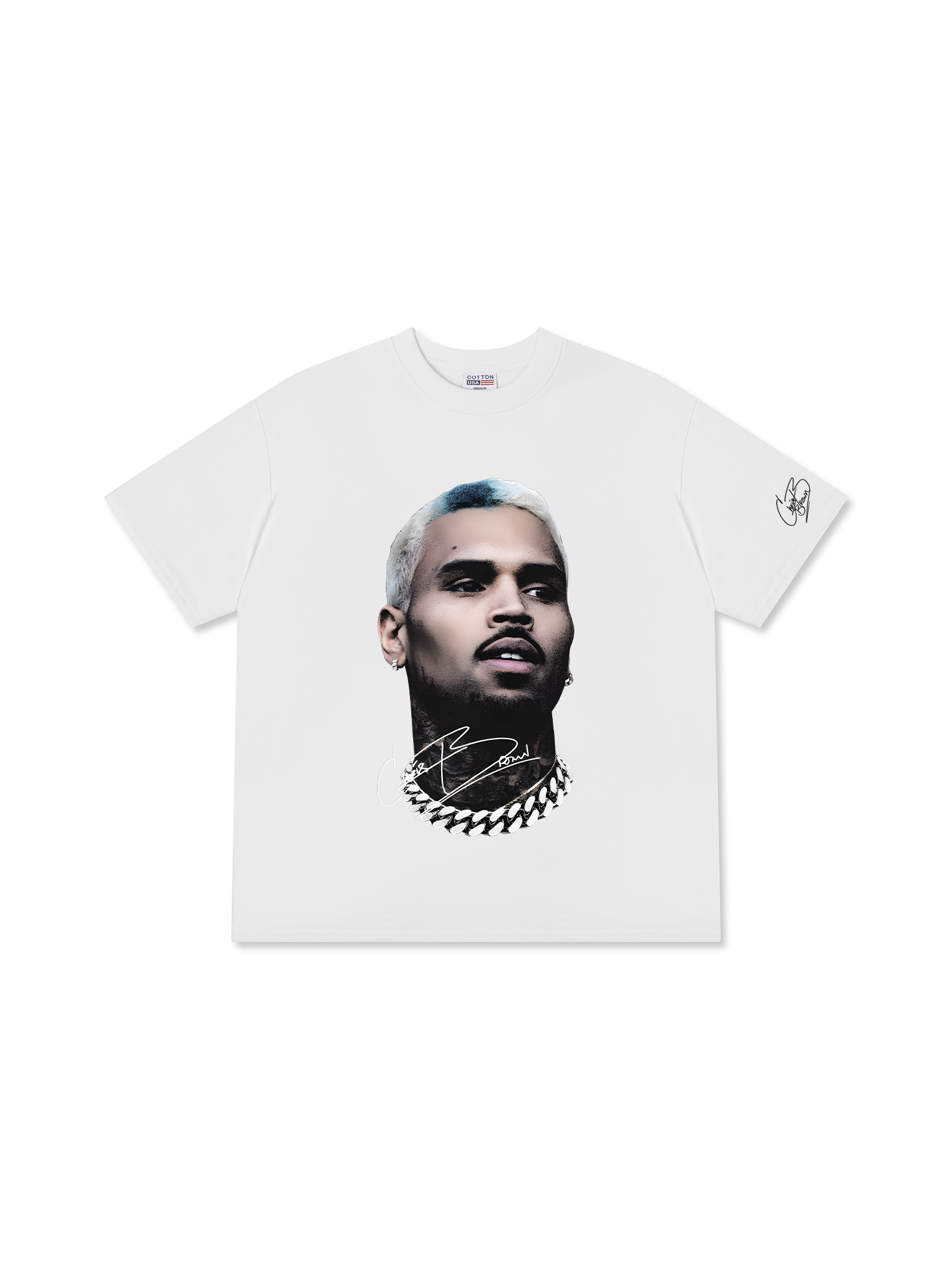 Áo Thun Relaxed Fit Chris Brown Vintage Style