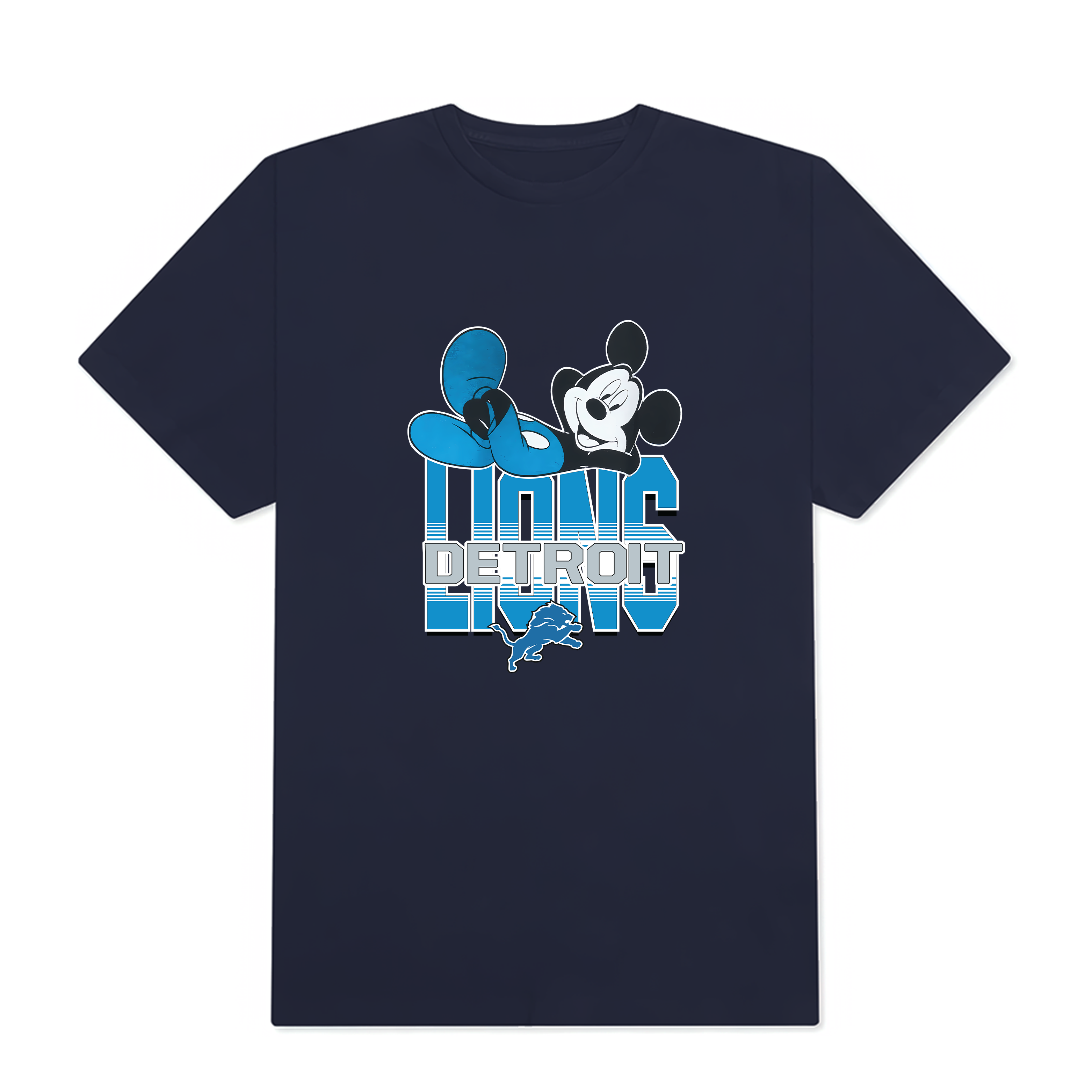 NFL Lions Mickey Kick T-Shirt