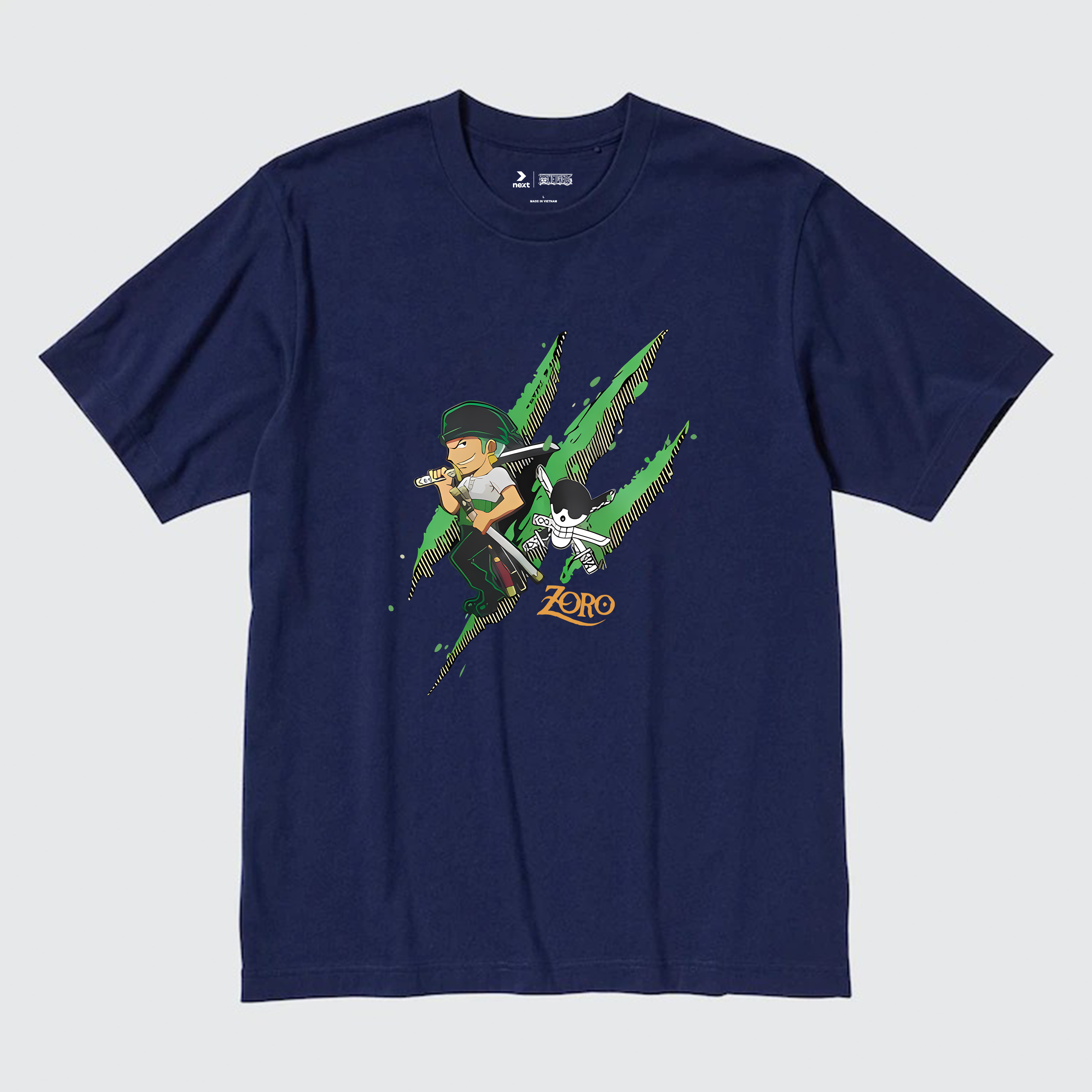 ONE PIECE ZORO T-SHIRT / NAVY