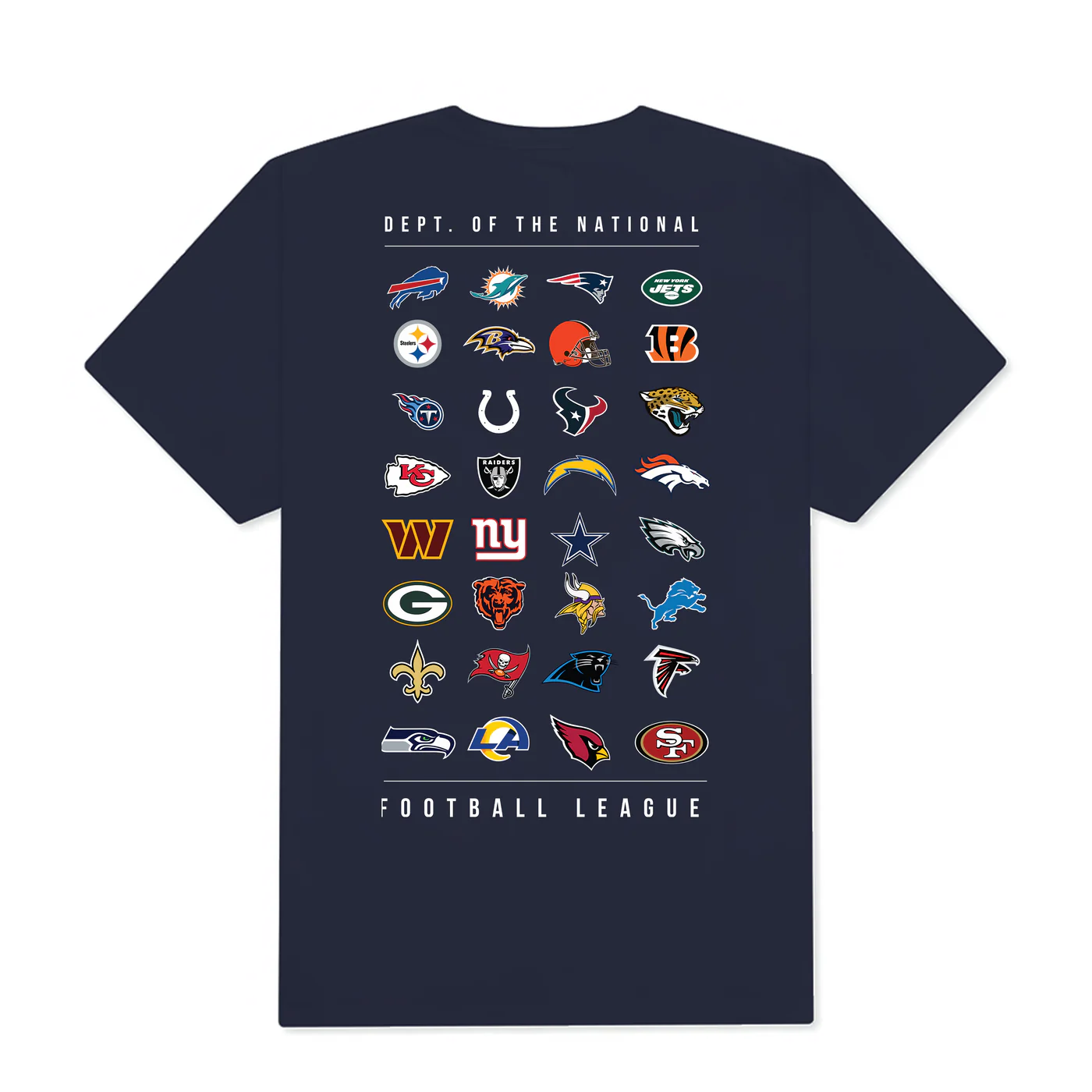 Flash Sale NFL All Logo Graphic T-Shirt