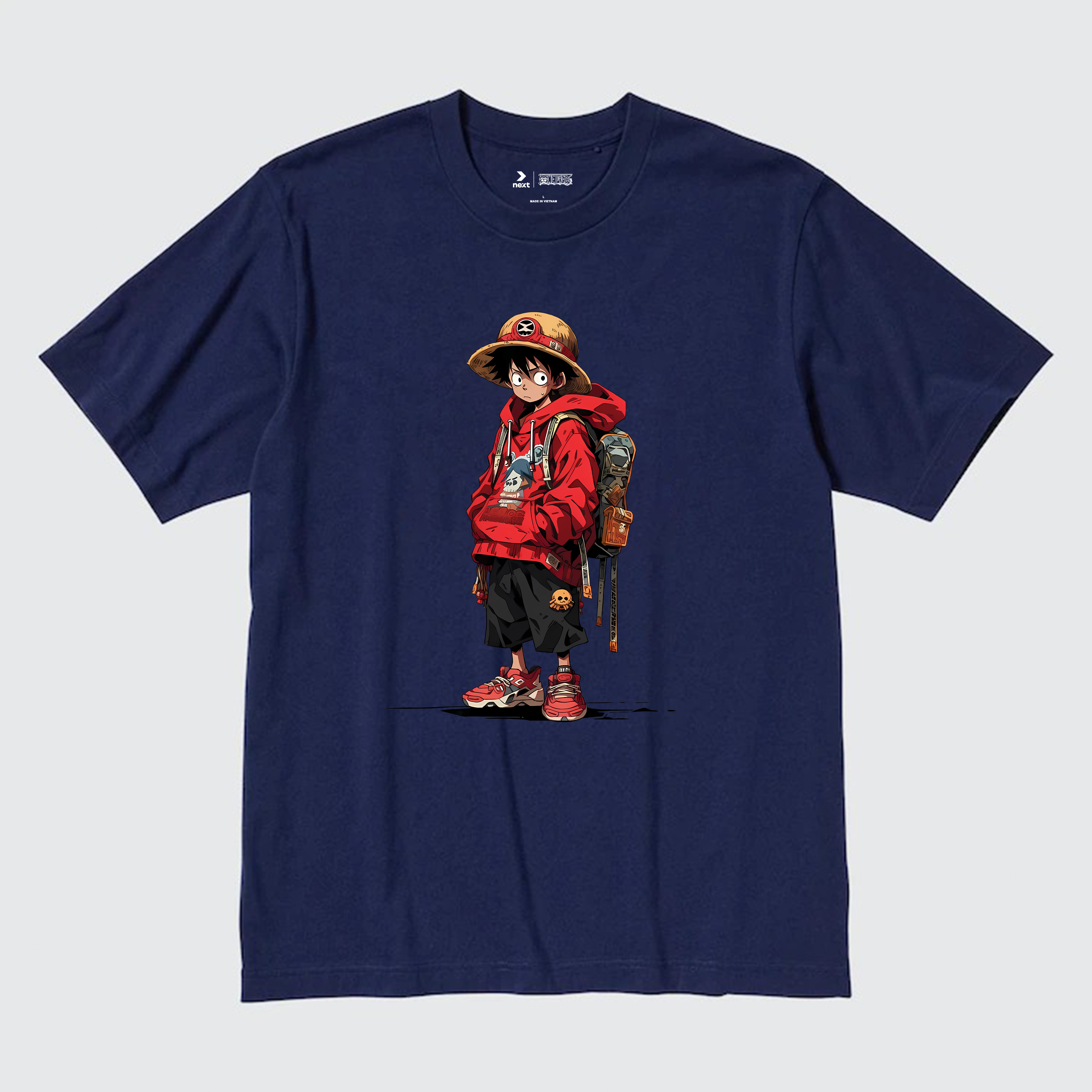 ONE PIECE LUFFY T-SHIRT / NAVY