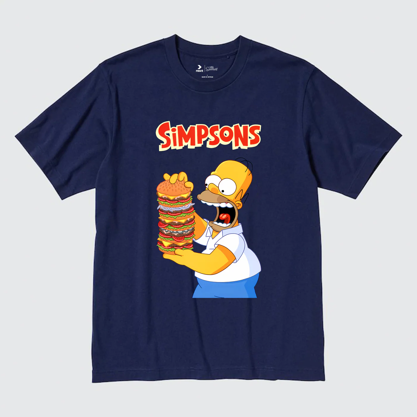 Flash Sale SIMPSONS COMICS T-SHIRT / NAVY