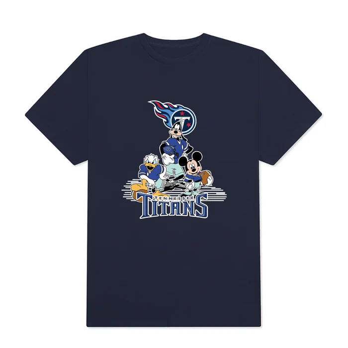 Flash Sale NFL Mickey and Friends Tennessee Titans T-Shirt