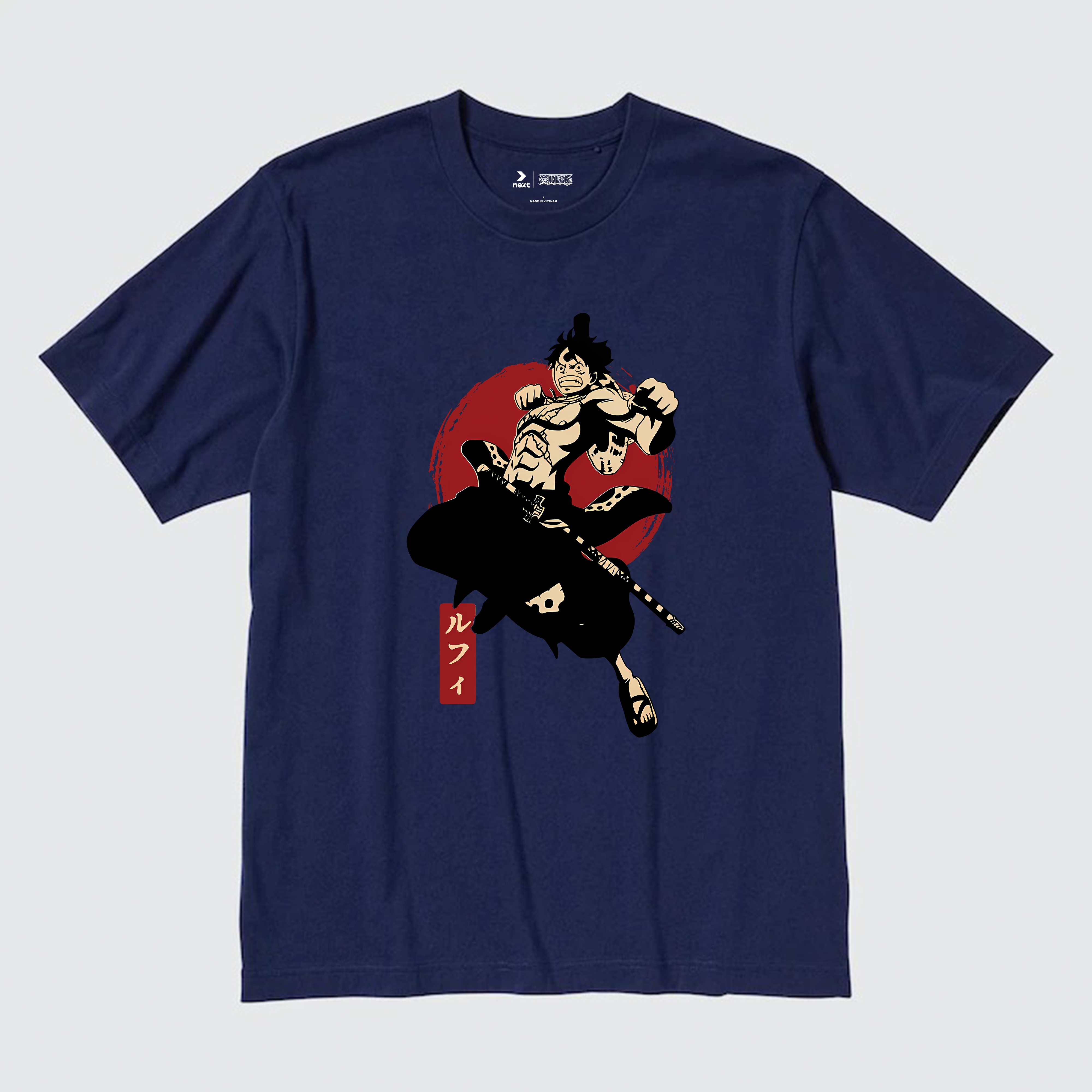 ONE PIECE MONKEY D. LUFFY T-SHIRT / NAVY